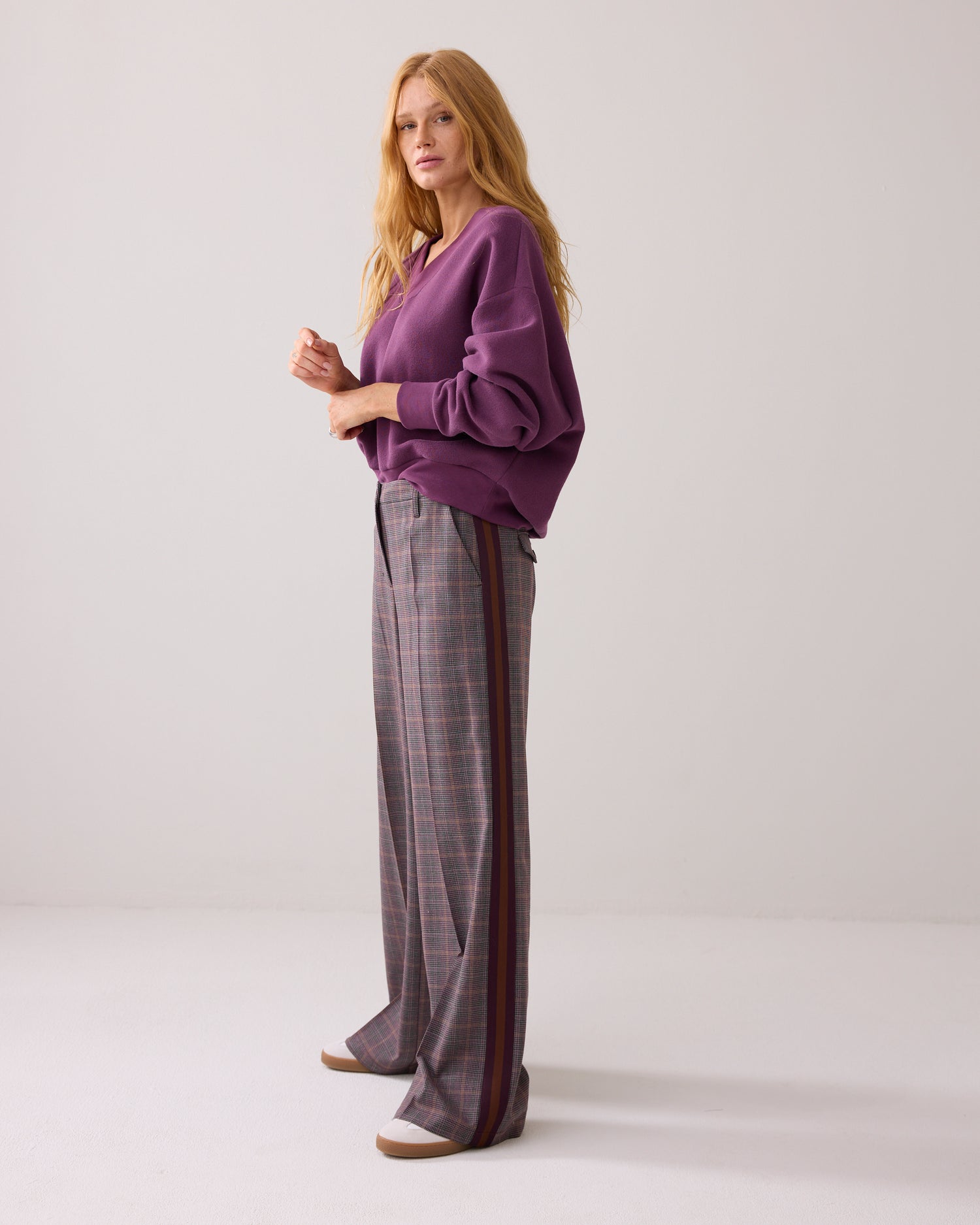 Plaid trousers