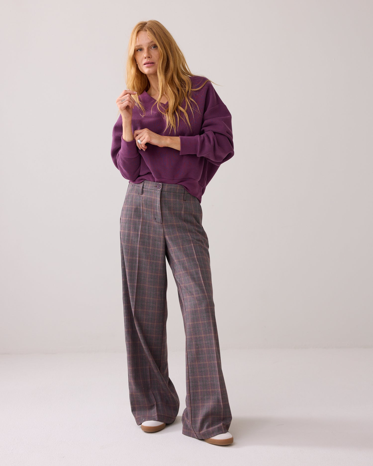 Plaid trousers
