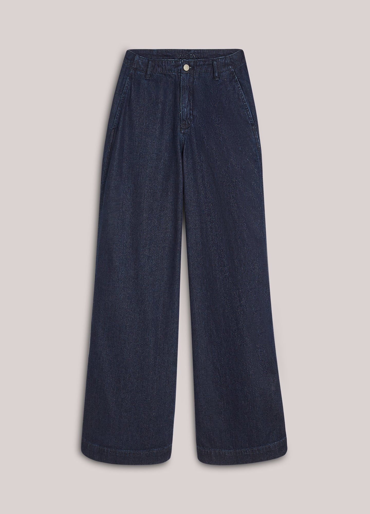 Wide Leg Denim mit Lurex