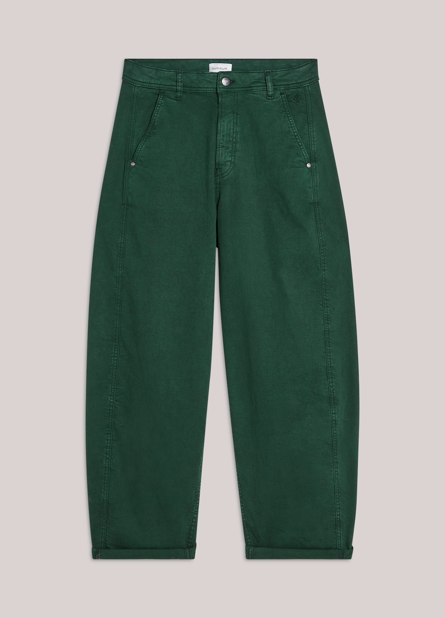 Loose cocoon-fit trousers
