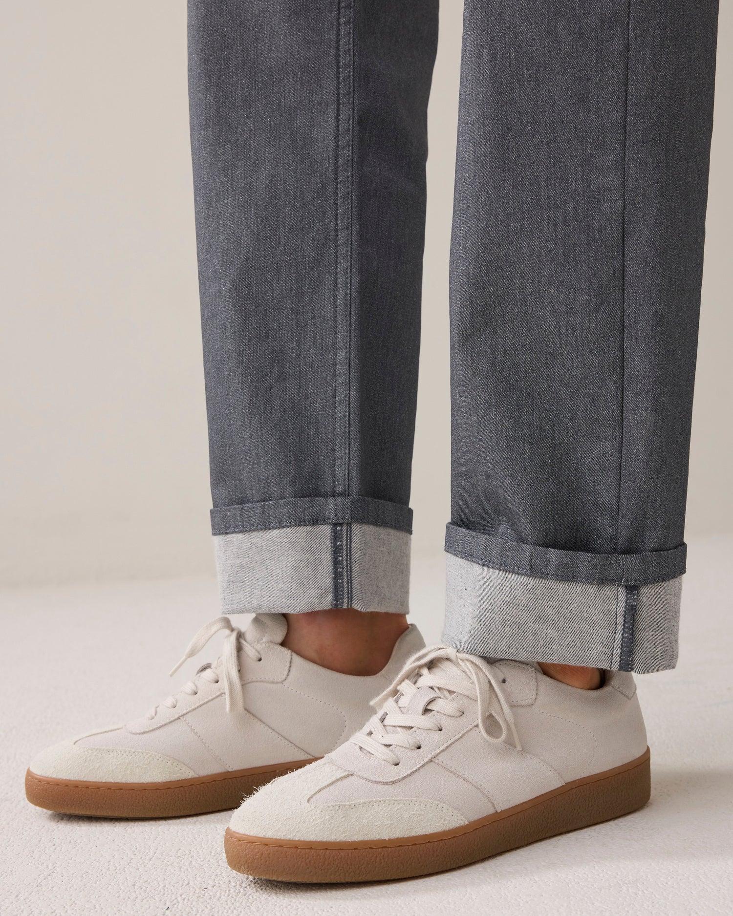 Straight fit broek met glitter