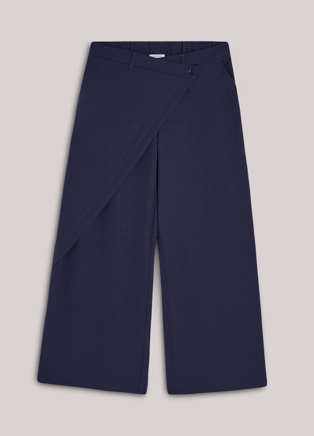 Wijde broek met overslag