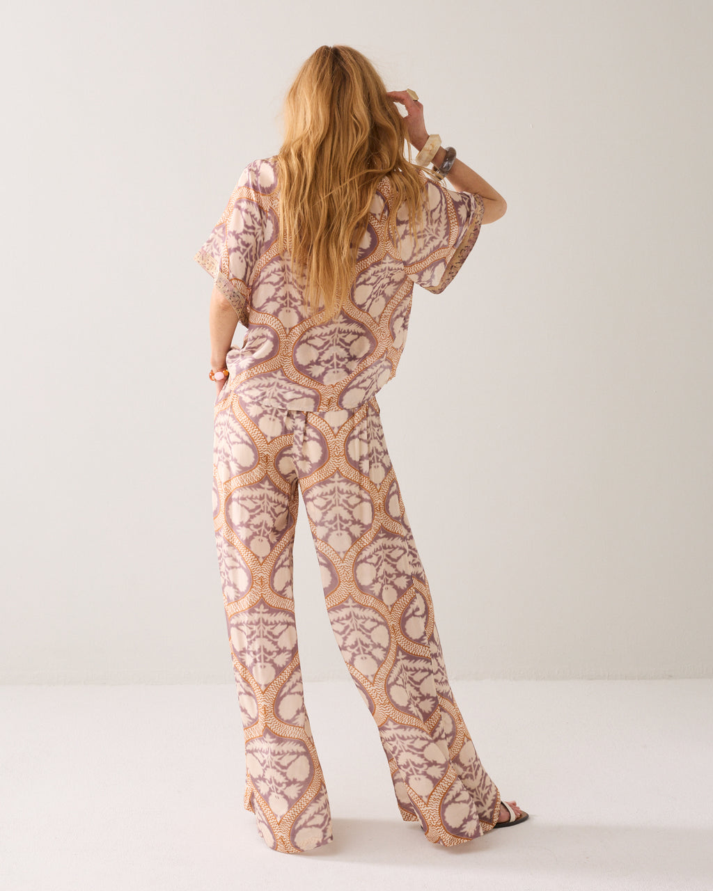Wijde broek art deco