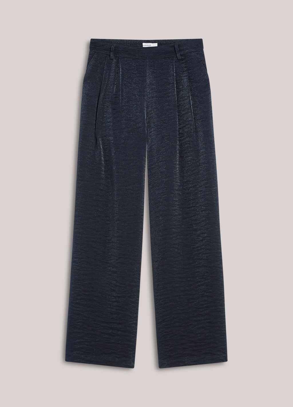 Metallic wijde broek