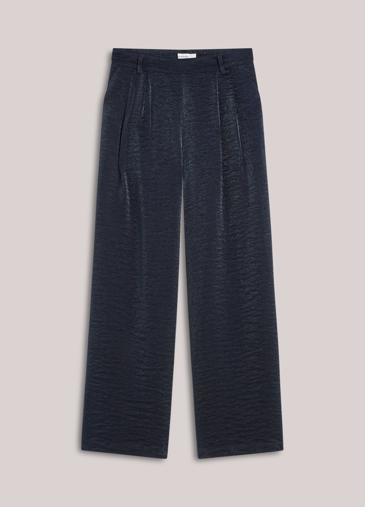Metallic wijde broek