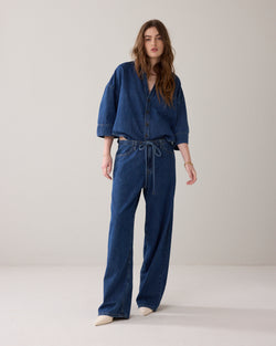 Denim pull-on
