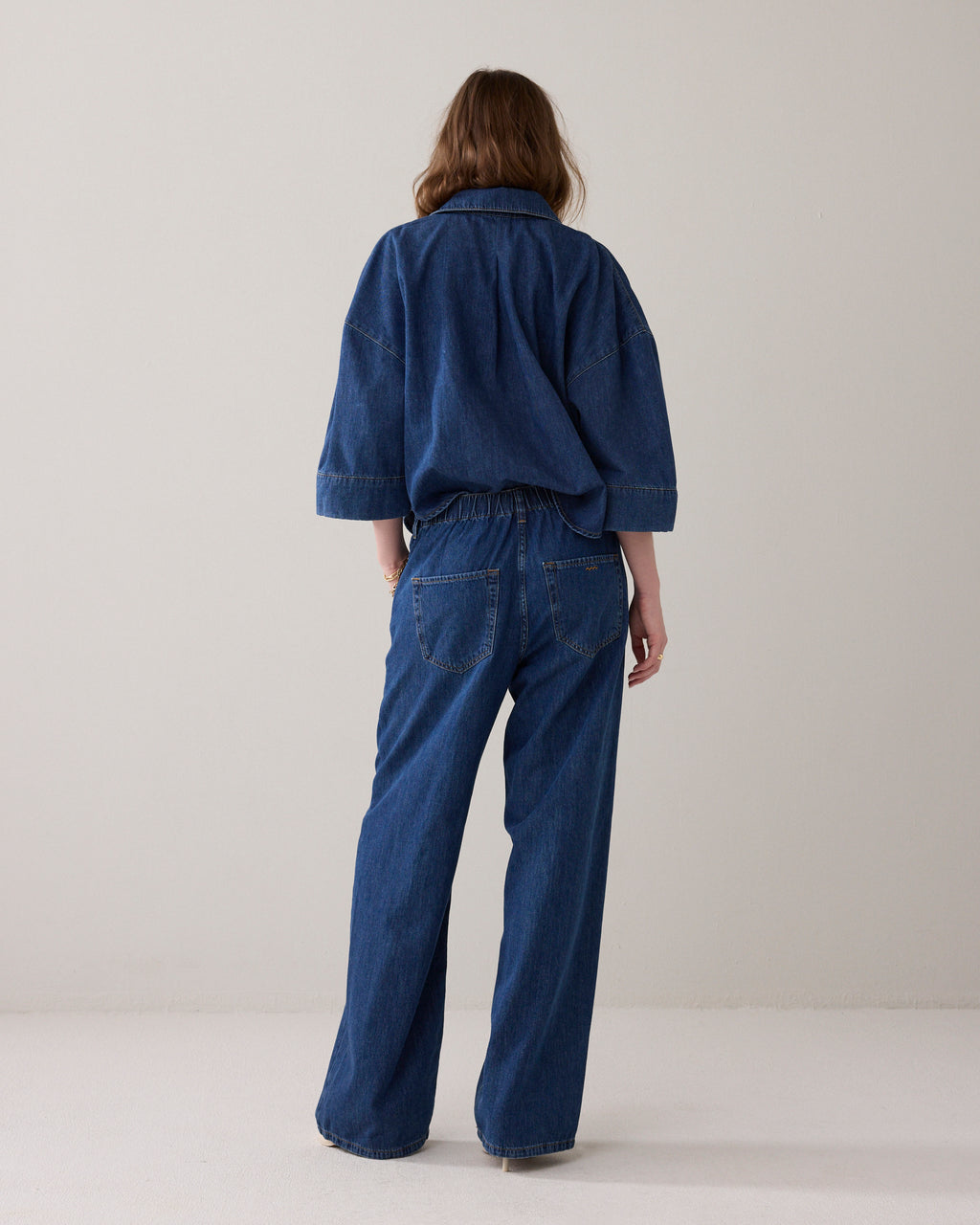 Denim pull-on
