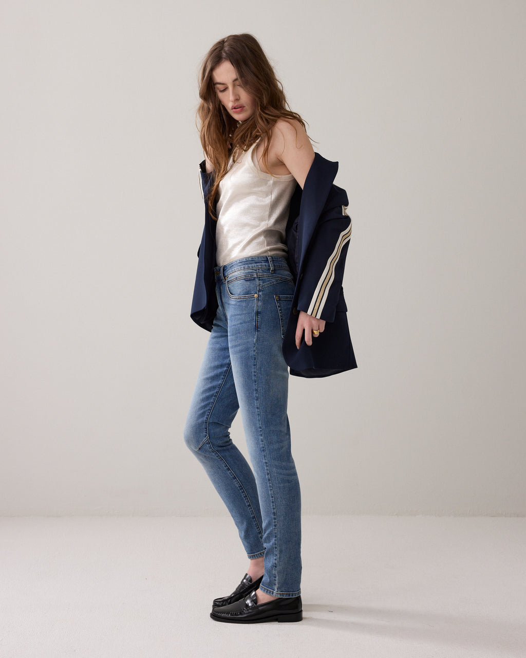 Tapered jeans stonewash