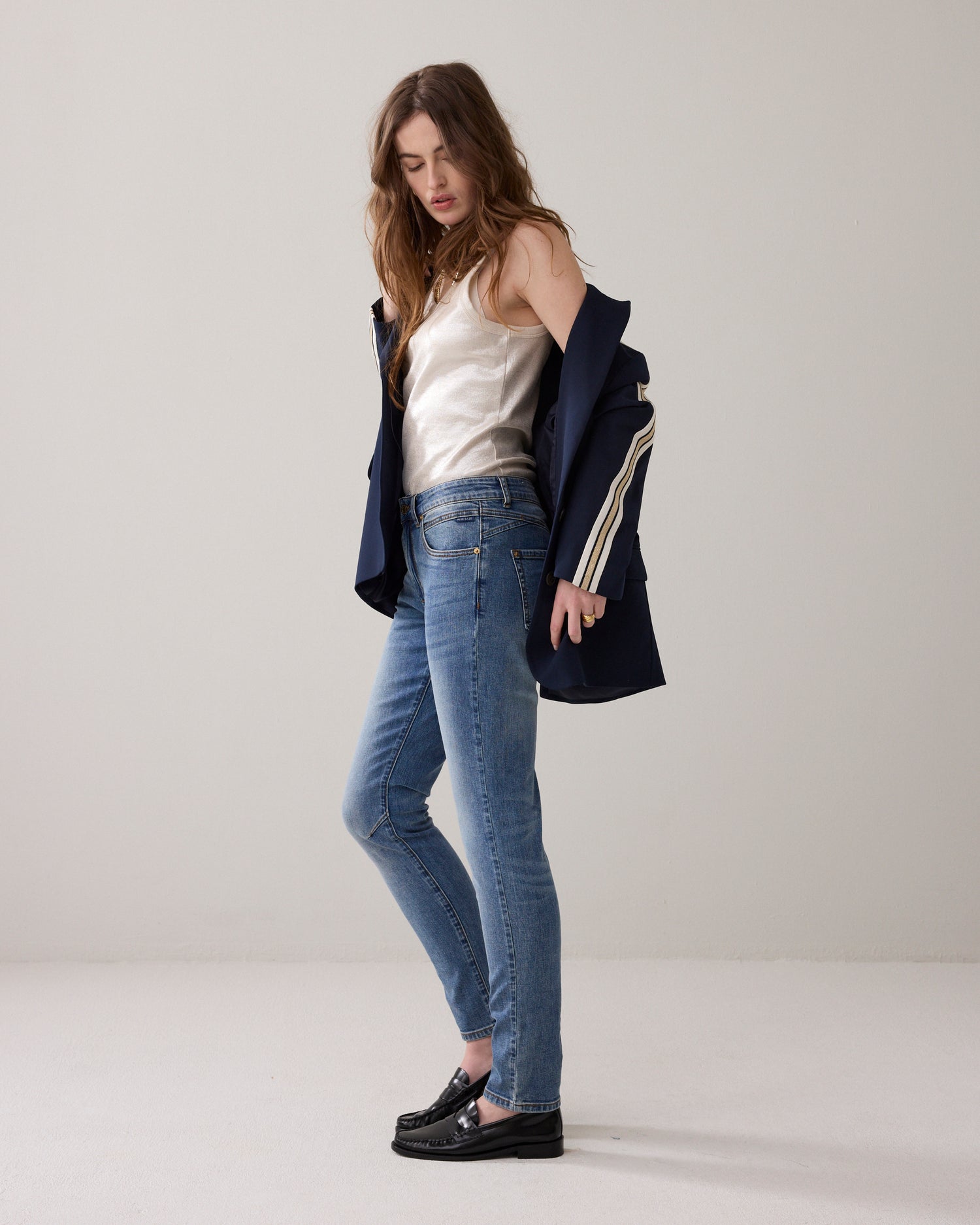 Tapered jeans stonewash