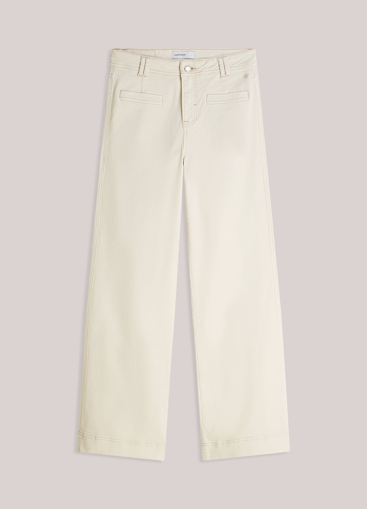Flared broek hoge taille