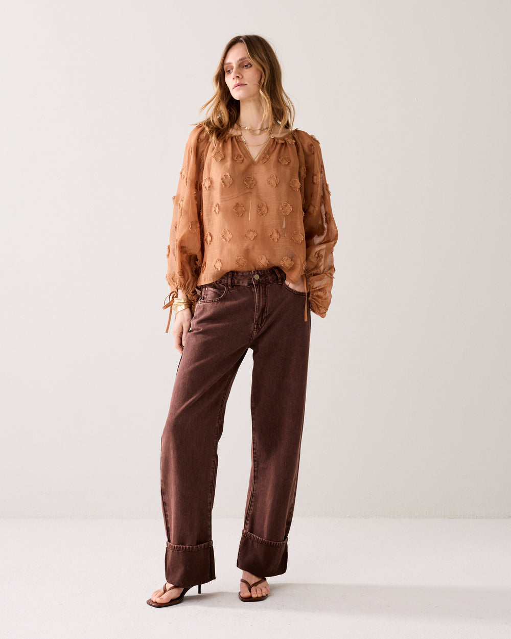 Baggy broek 100% katoen
