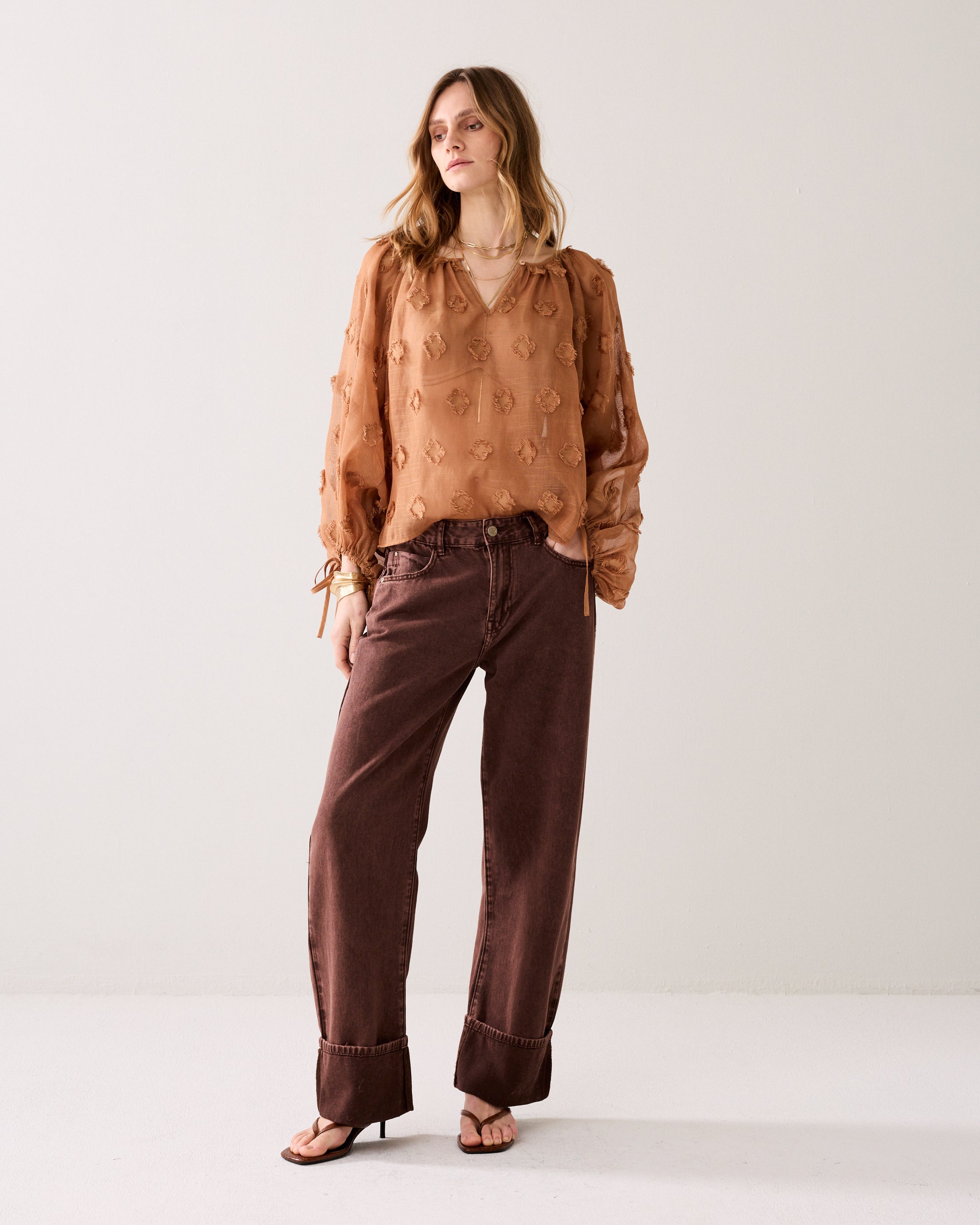 Baggy broek 100% katoen