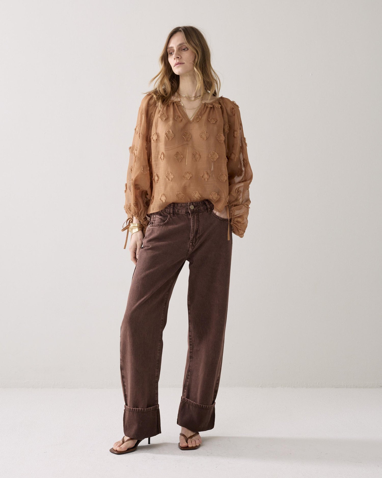 Baggy broek 100% katoen