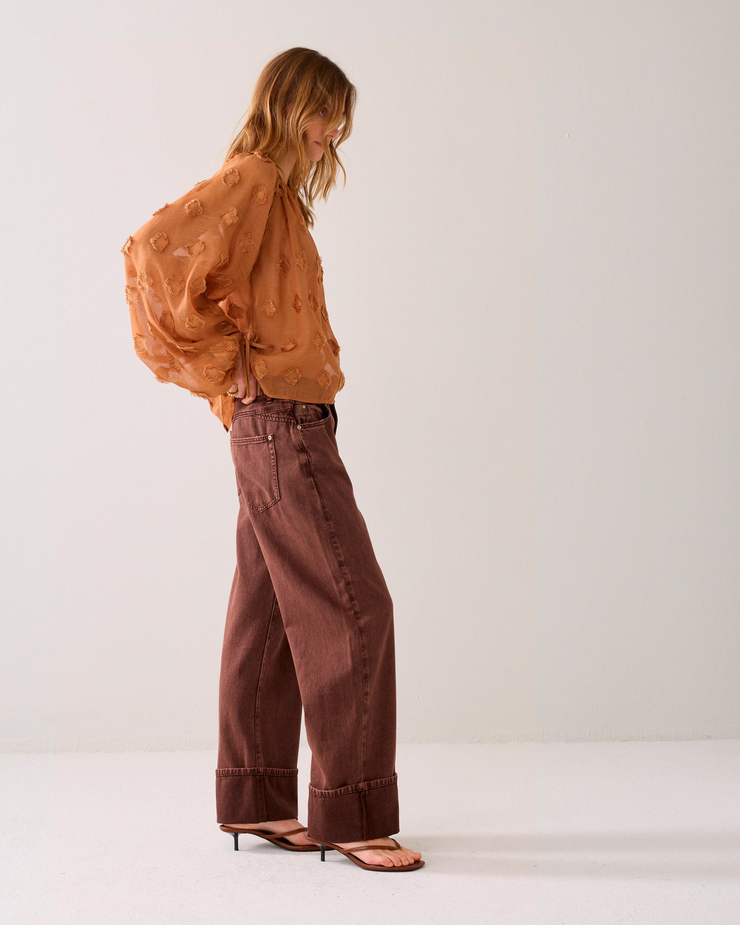 Pantalon baggy 100% coton