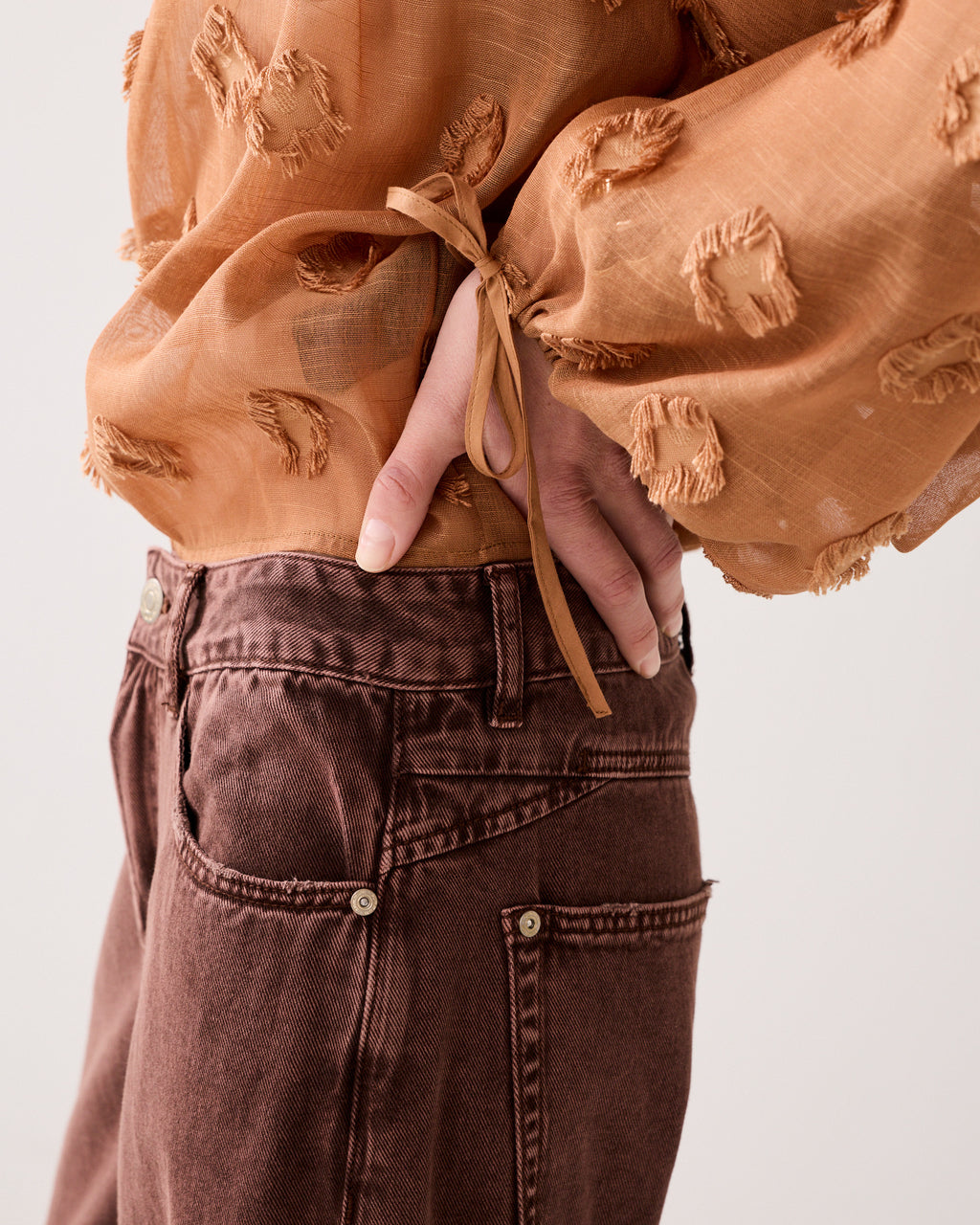 Baggy broek 100% katoen