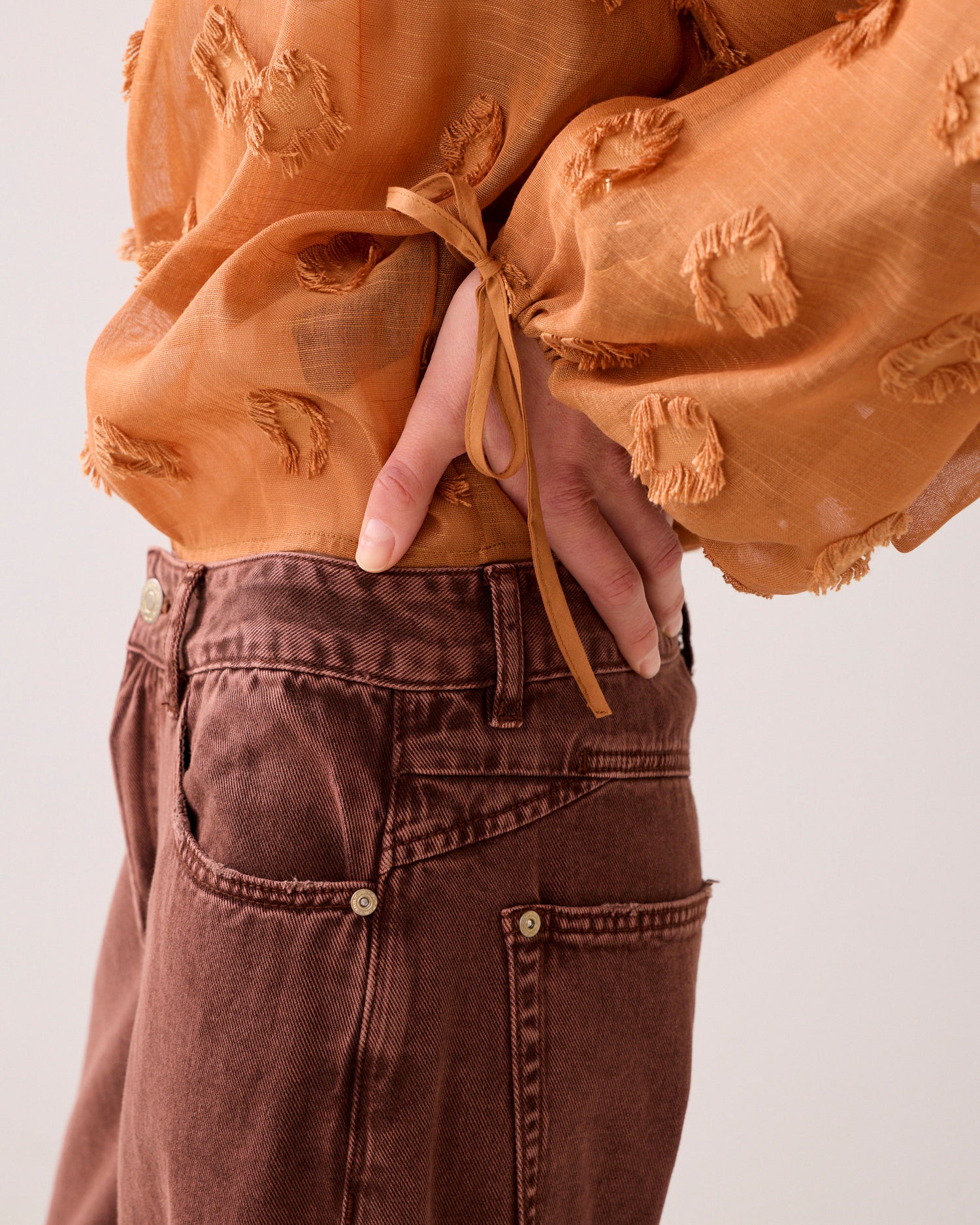 Pantalon baggy 100% coton