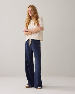 Pinstripe scuba broek