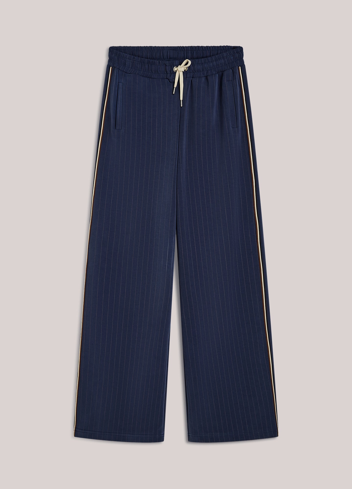Pantalon scuba à rayure pinstripe
