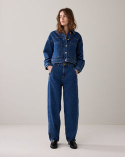 Barrelfit jeans indigo