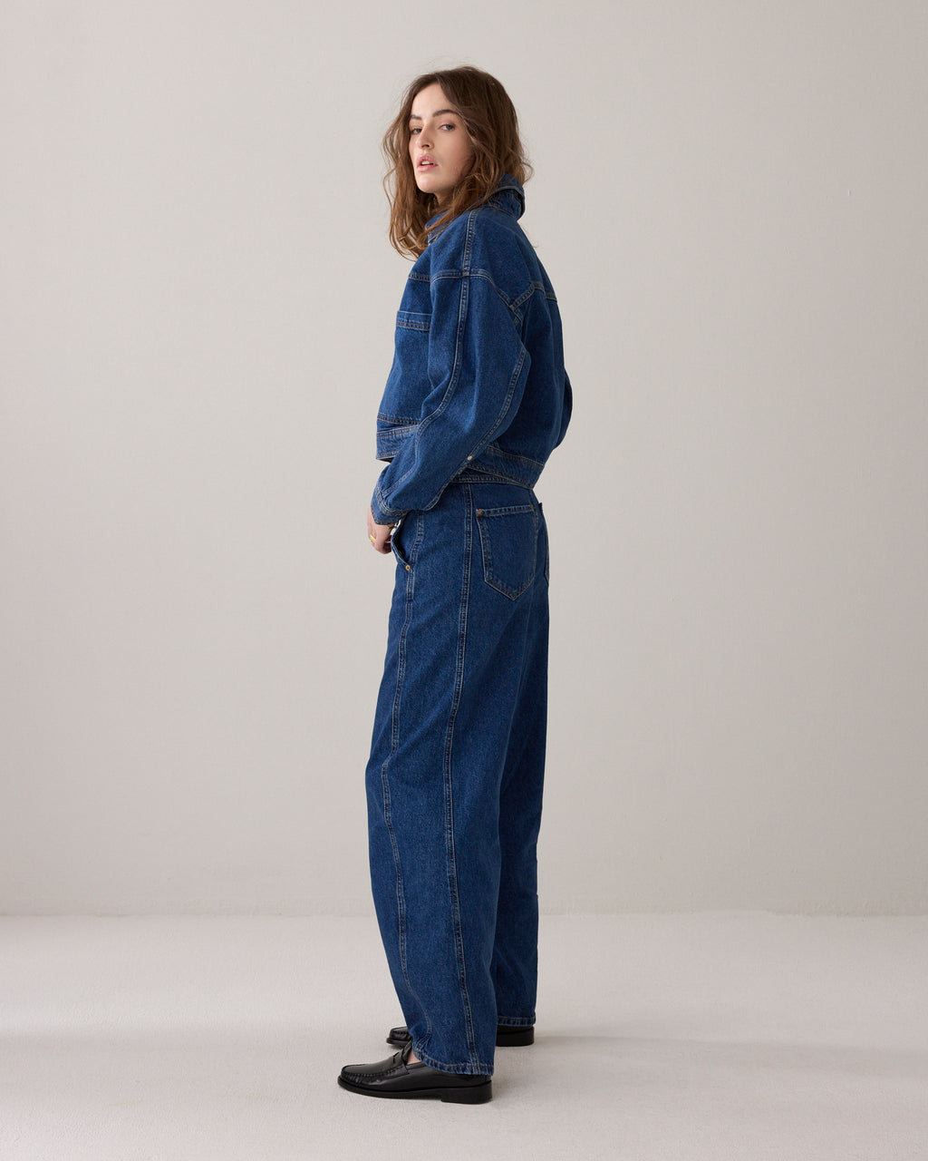Barrelfit jeans indigo