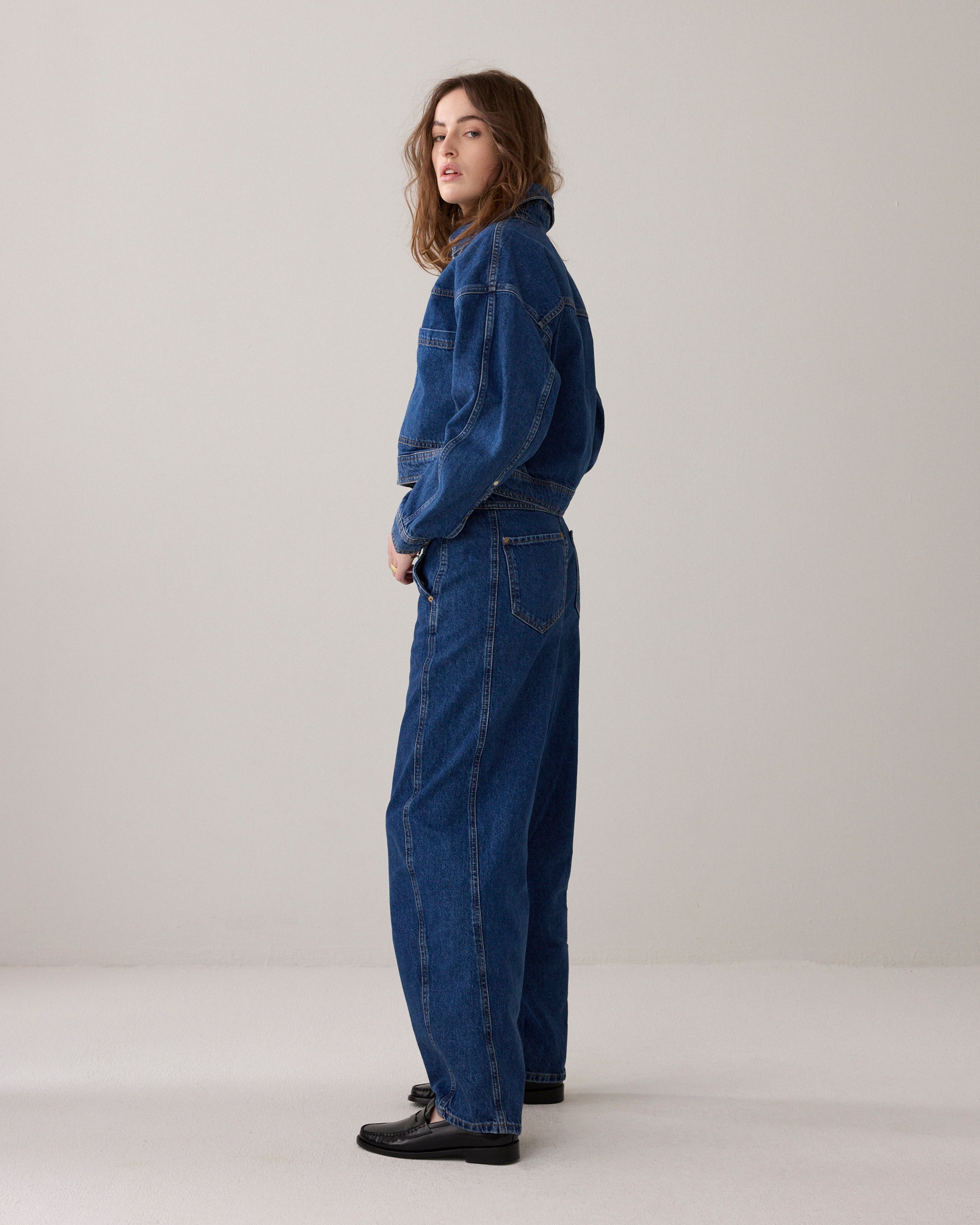 Barrelfit jeans indigo