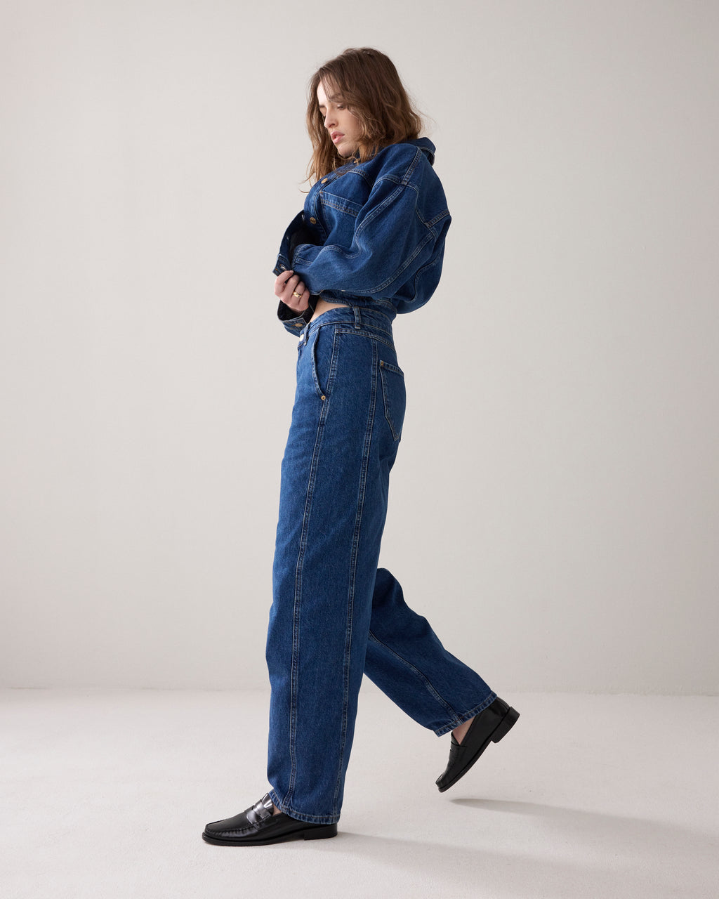 Barrelfit jeans indigo