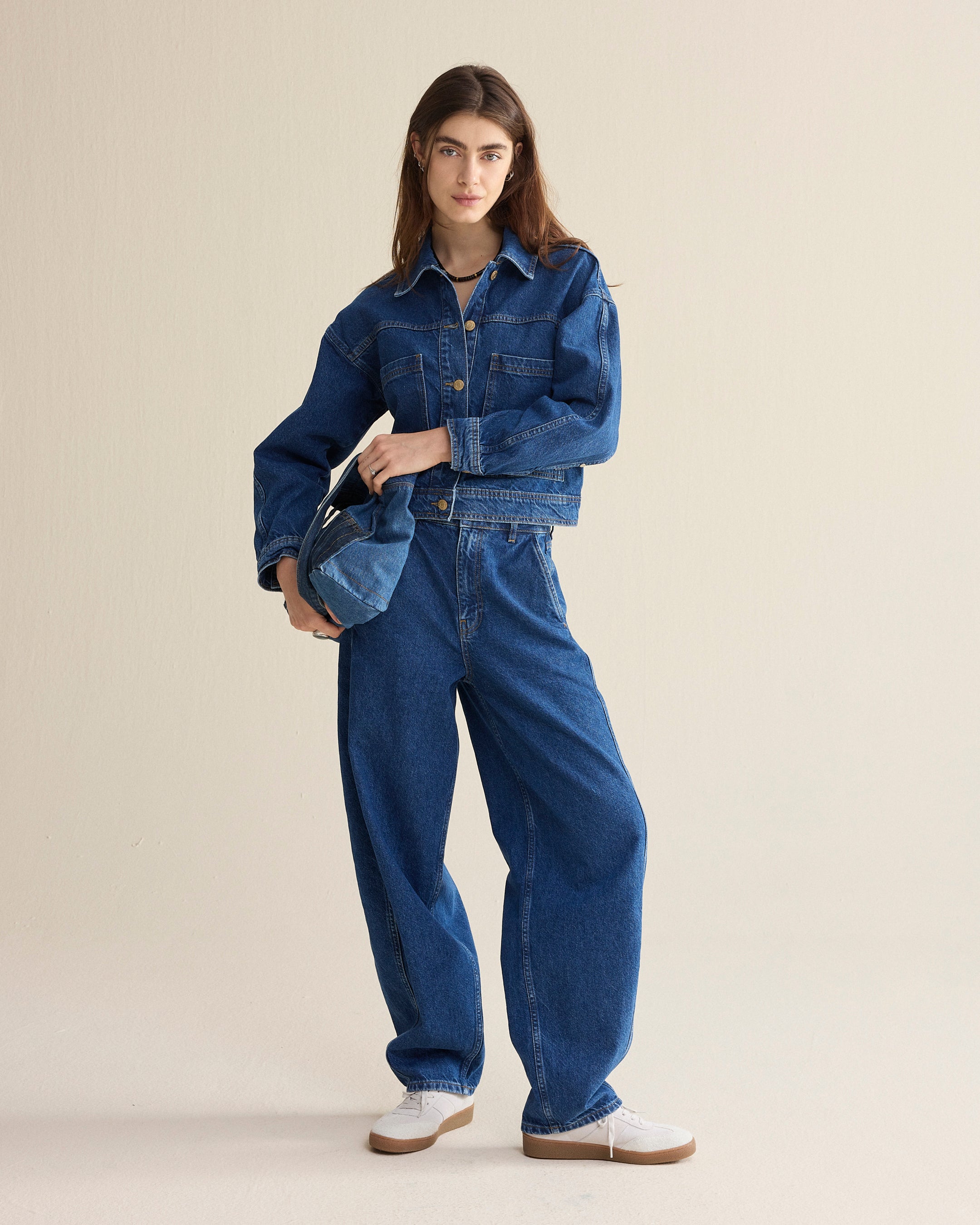 Barrelfit jeans indigo