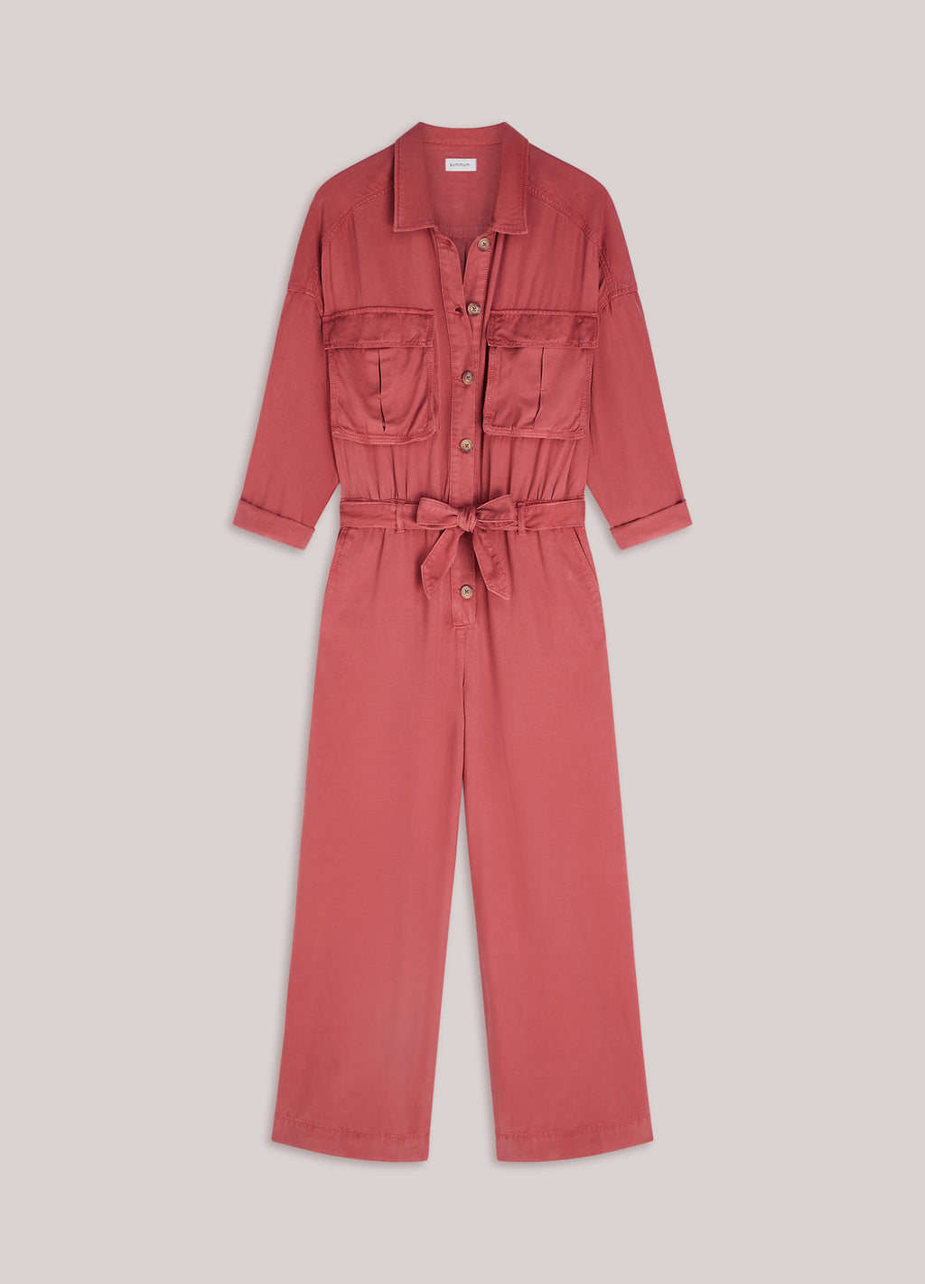 Combinaison oversize en mélange de lyocell