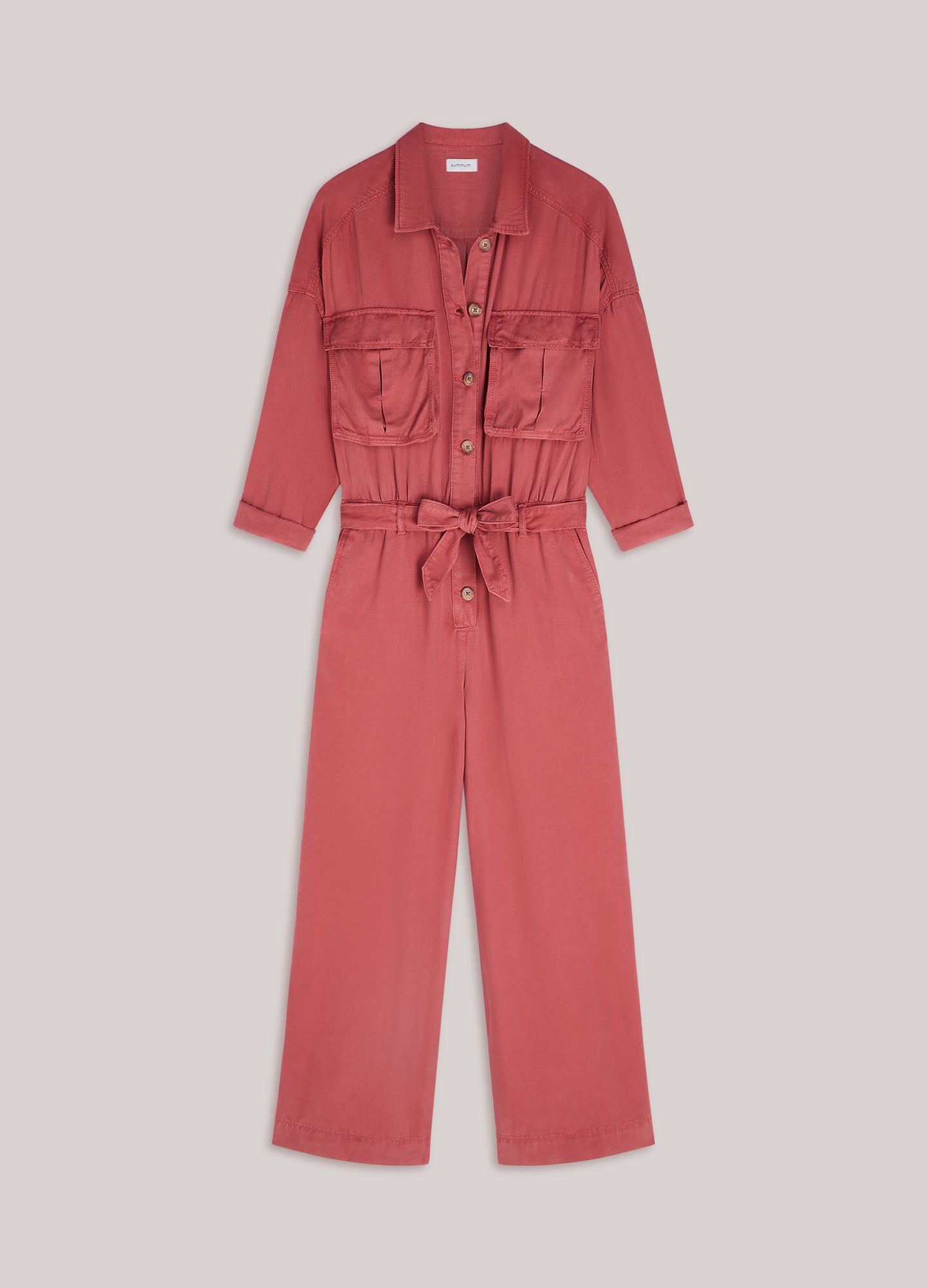 Combinaison oversize en mélange de lyocell