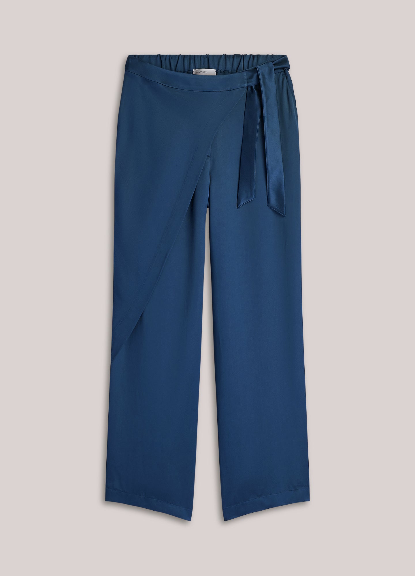 Wijde broek met overslag