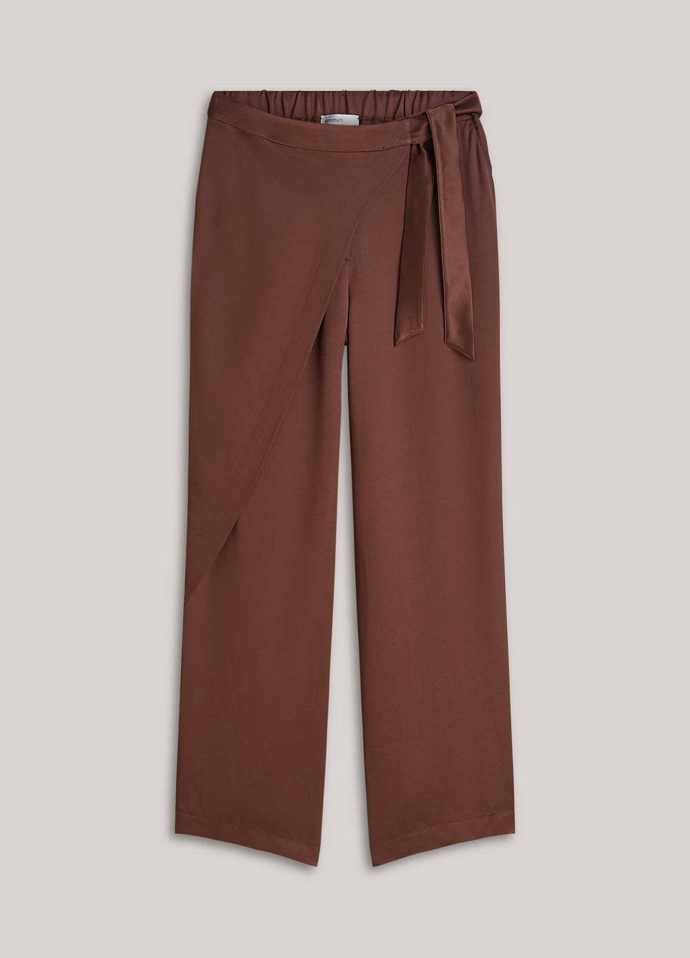 Wijde broek met overslag