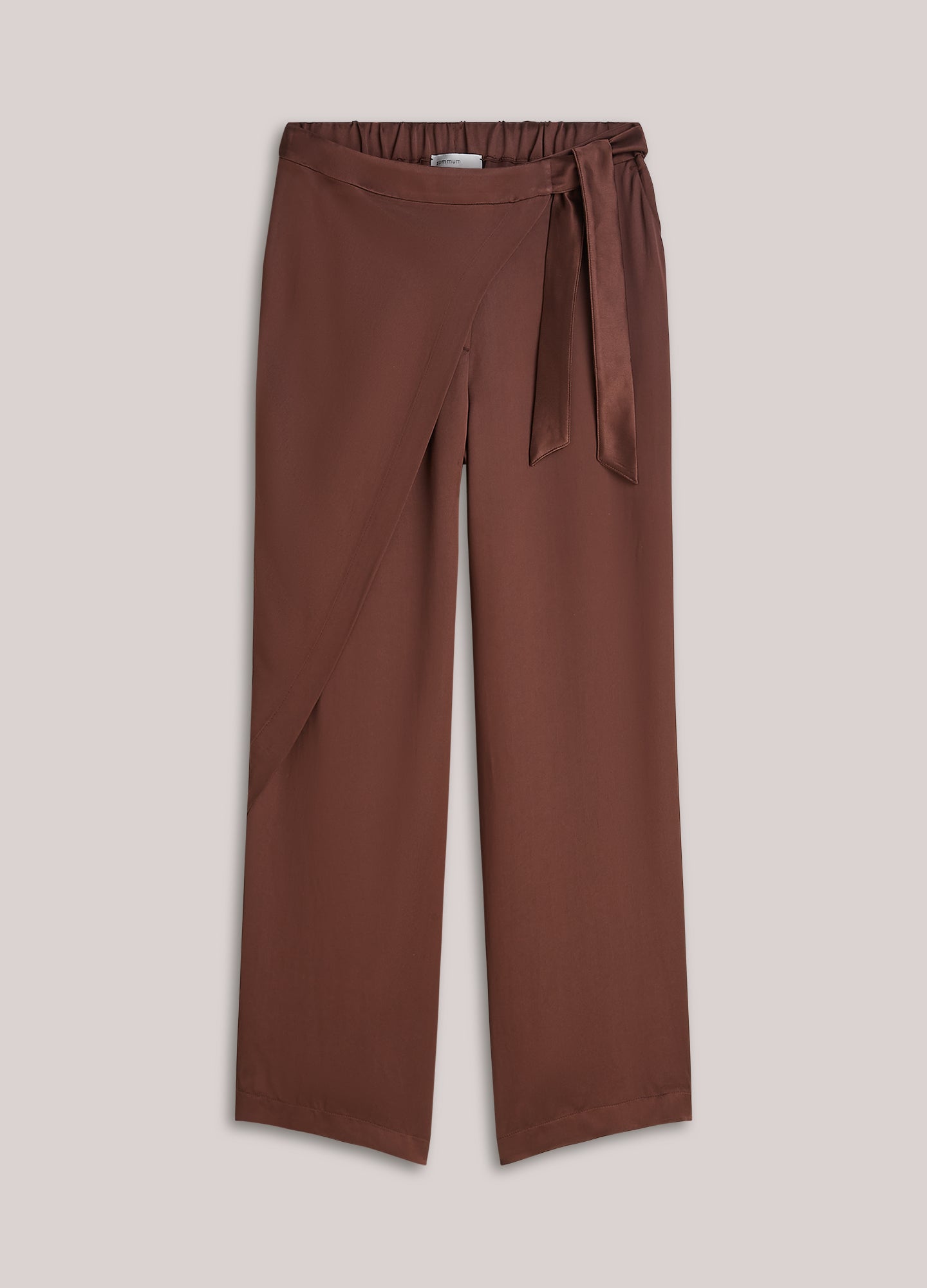 Wijde broek met overslag