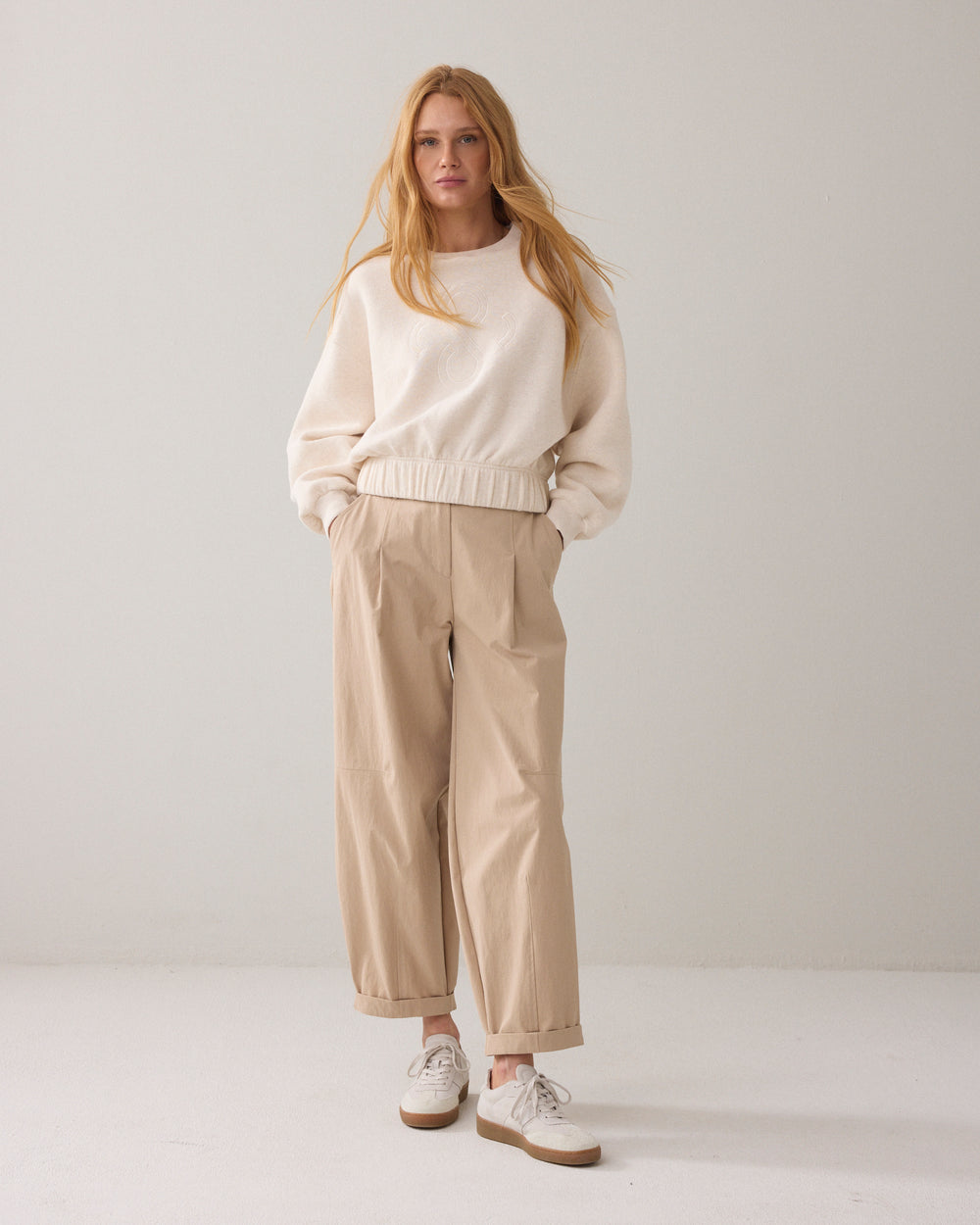 Cocoonfit-broek katoenblend