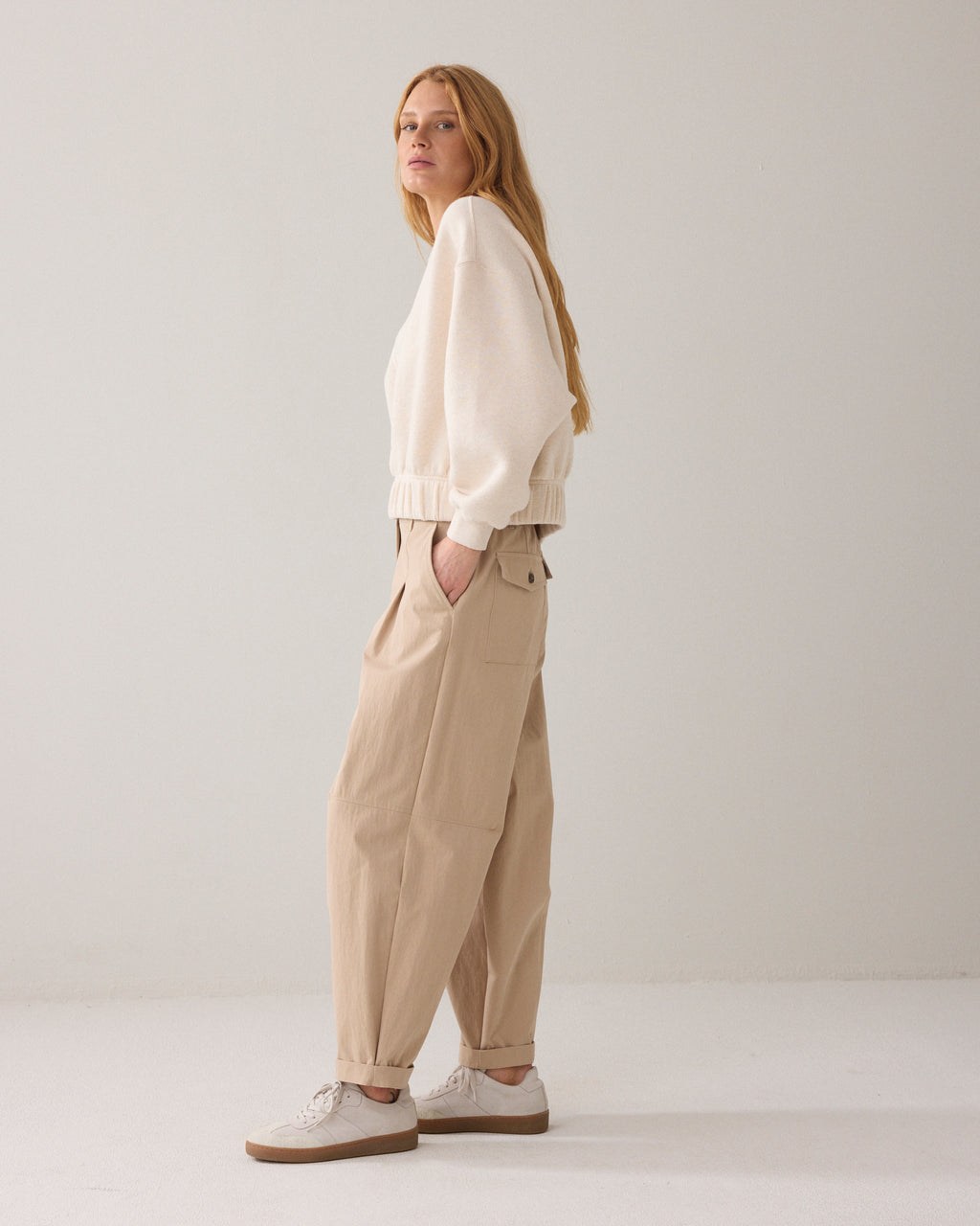 Cocoonfit-broek katoenblend