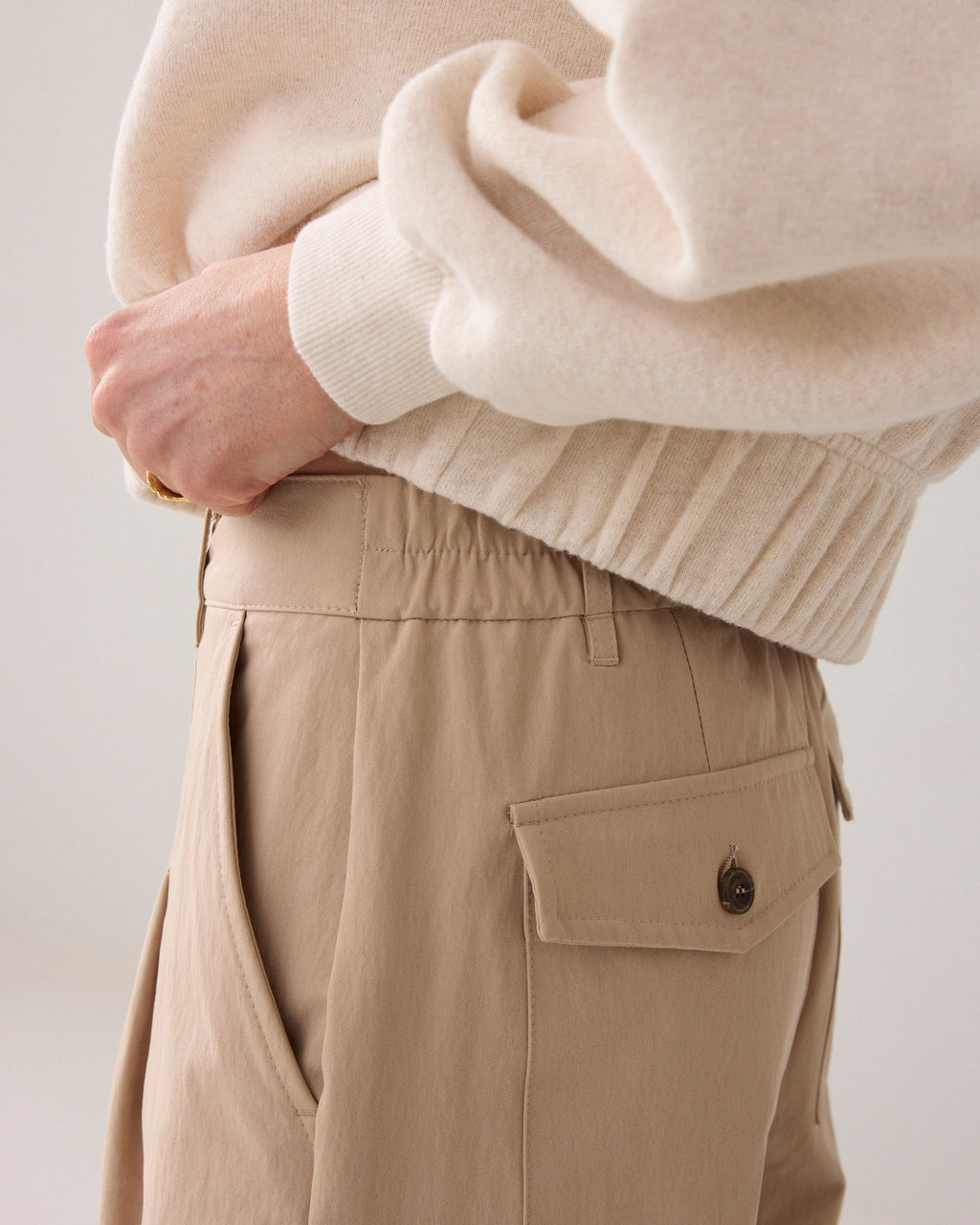 Cocoonfit-broek katoenblend