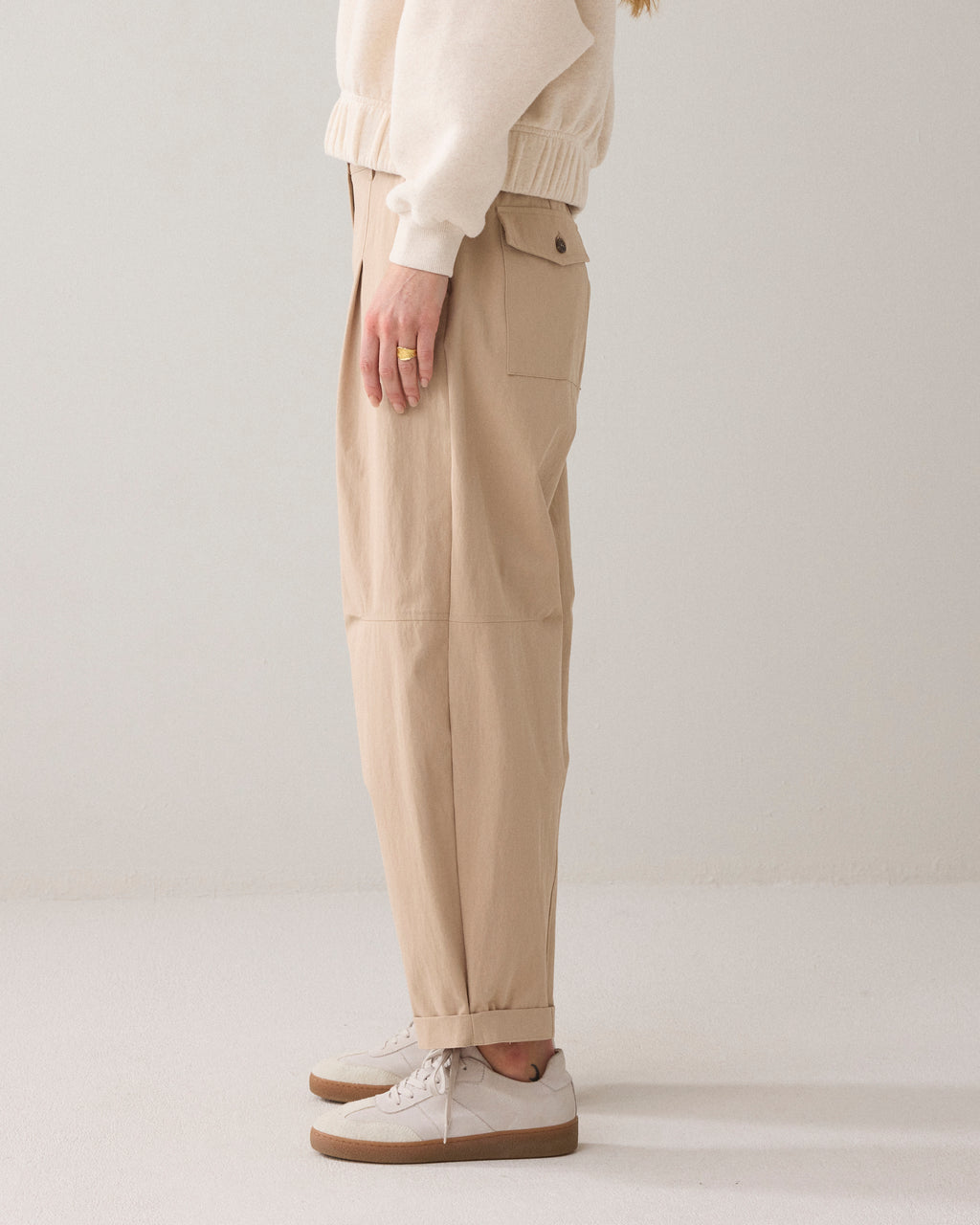 Cocoonfit-broek katoenblend