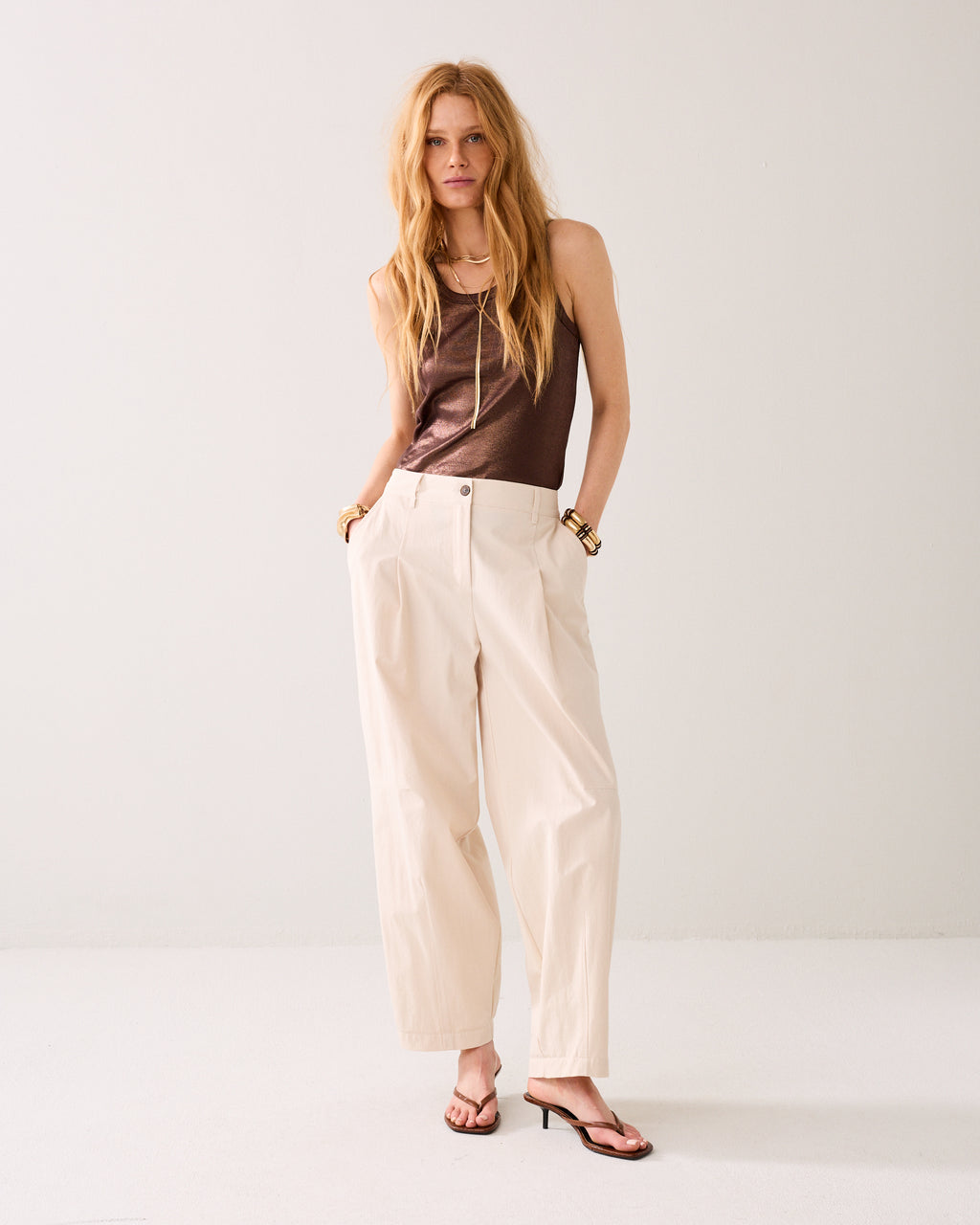 Cocoonfit-broek katoenblend