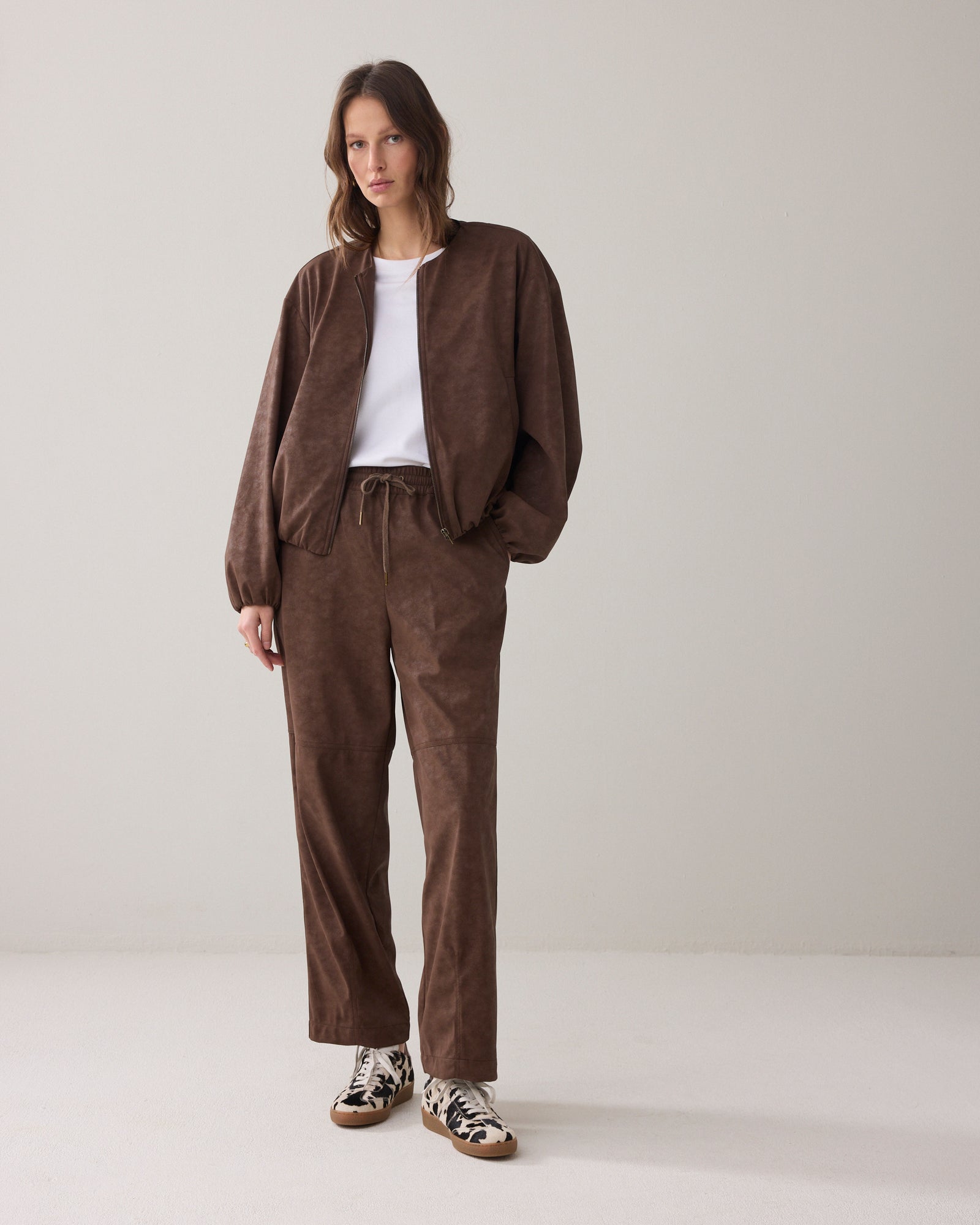 Suèdine broek