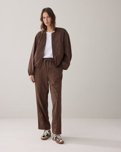 Suèdine broek
