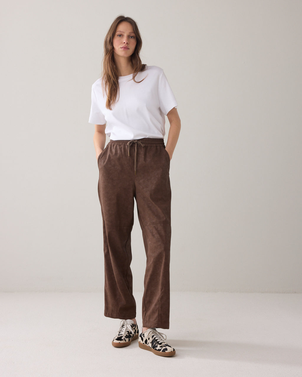 Suèdine broek