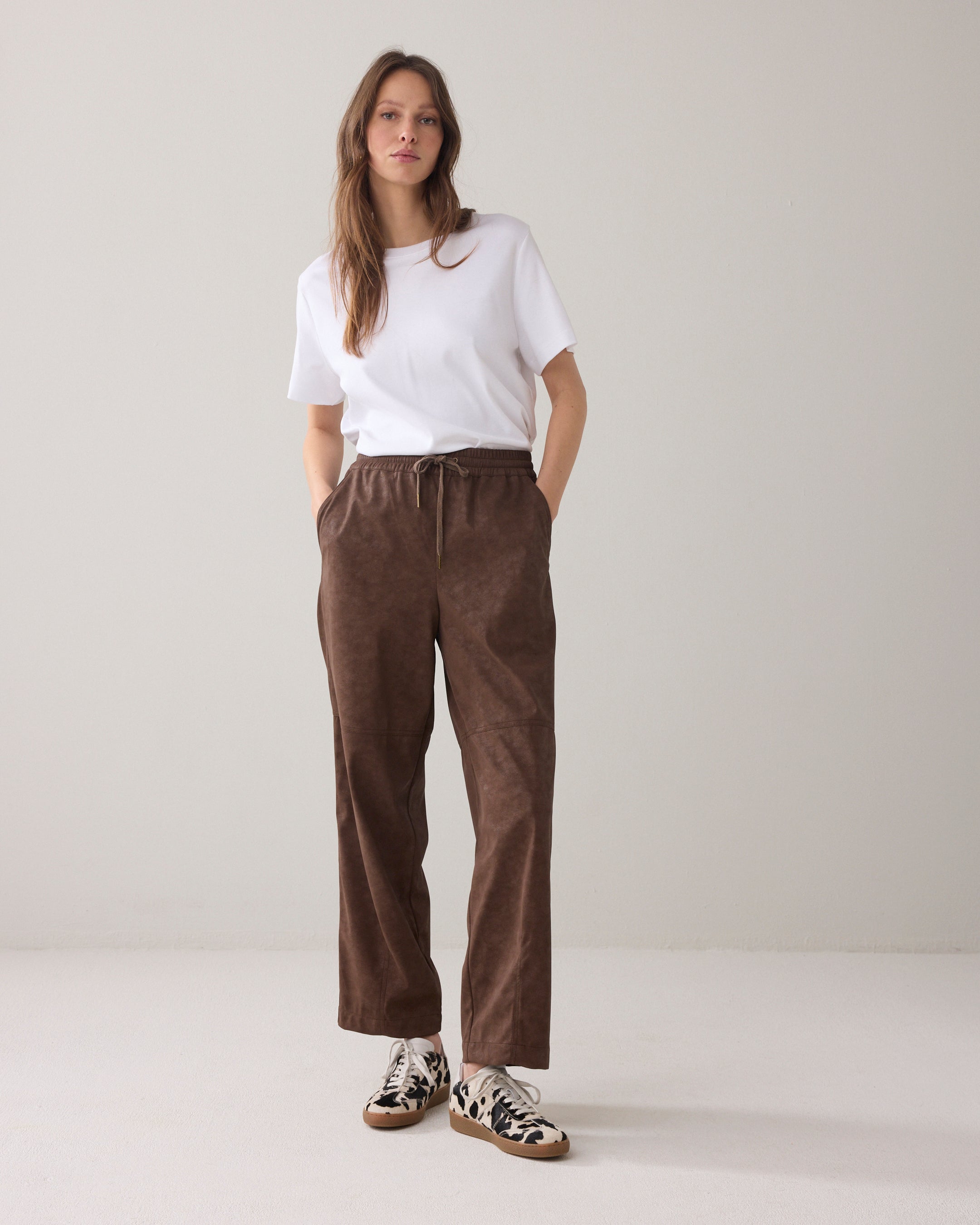 Suèdine broek