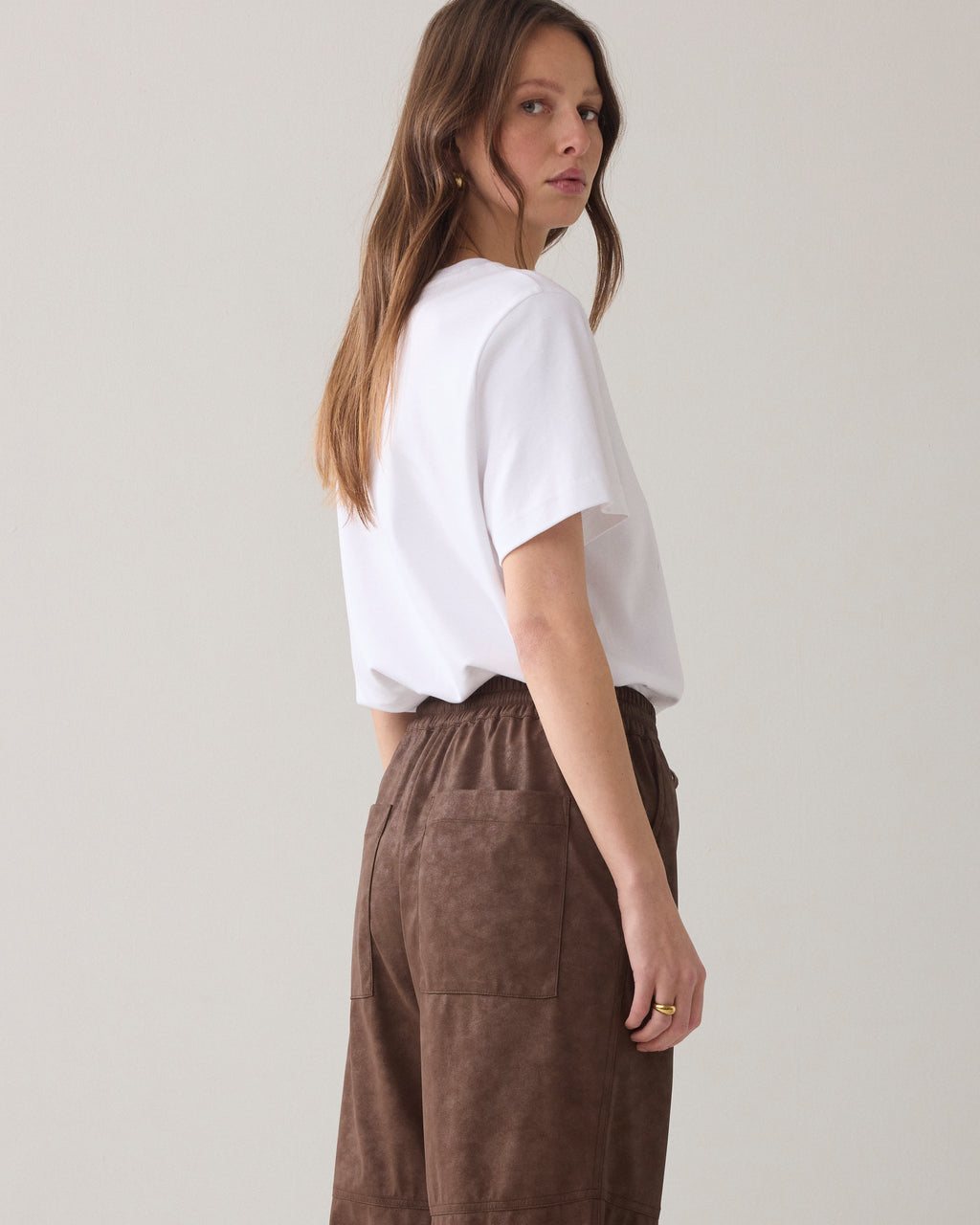 Suèdine broek