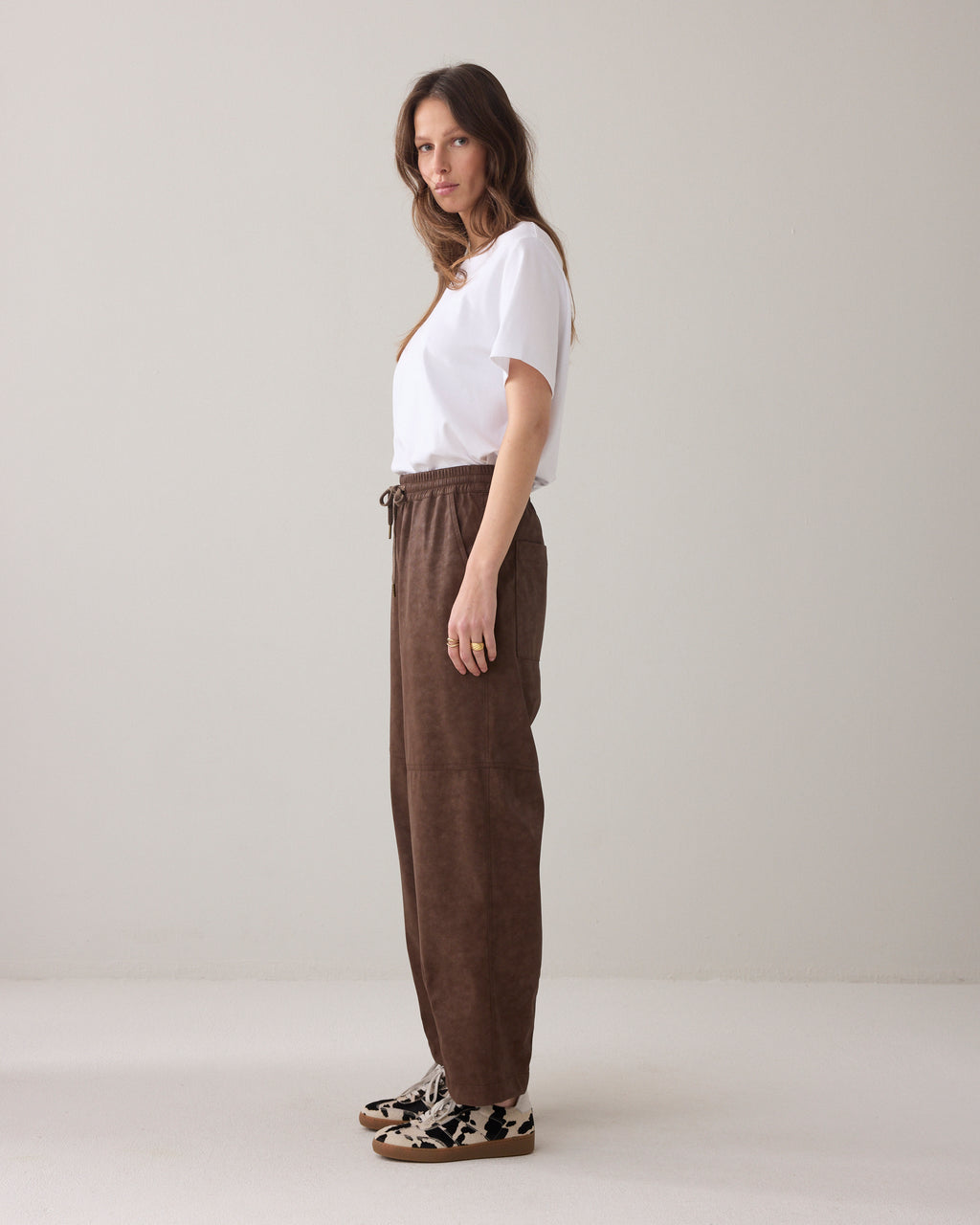 Suèdine broek