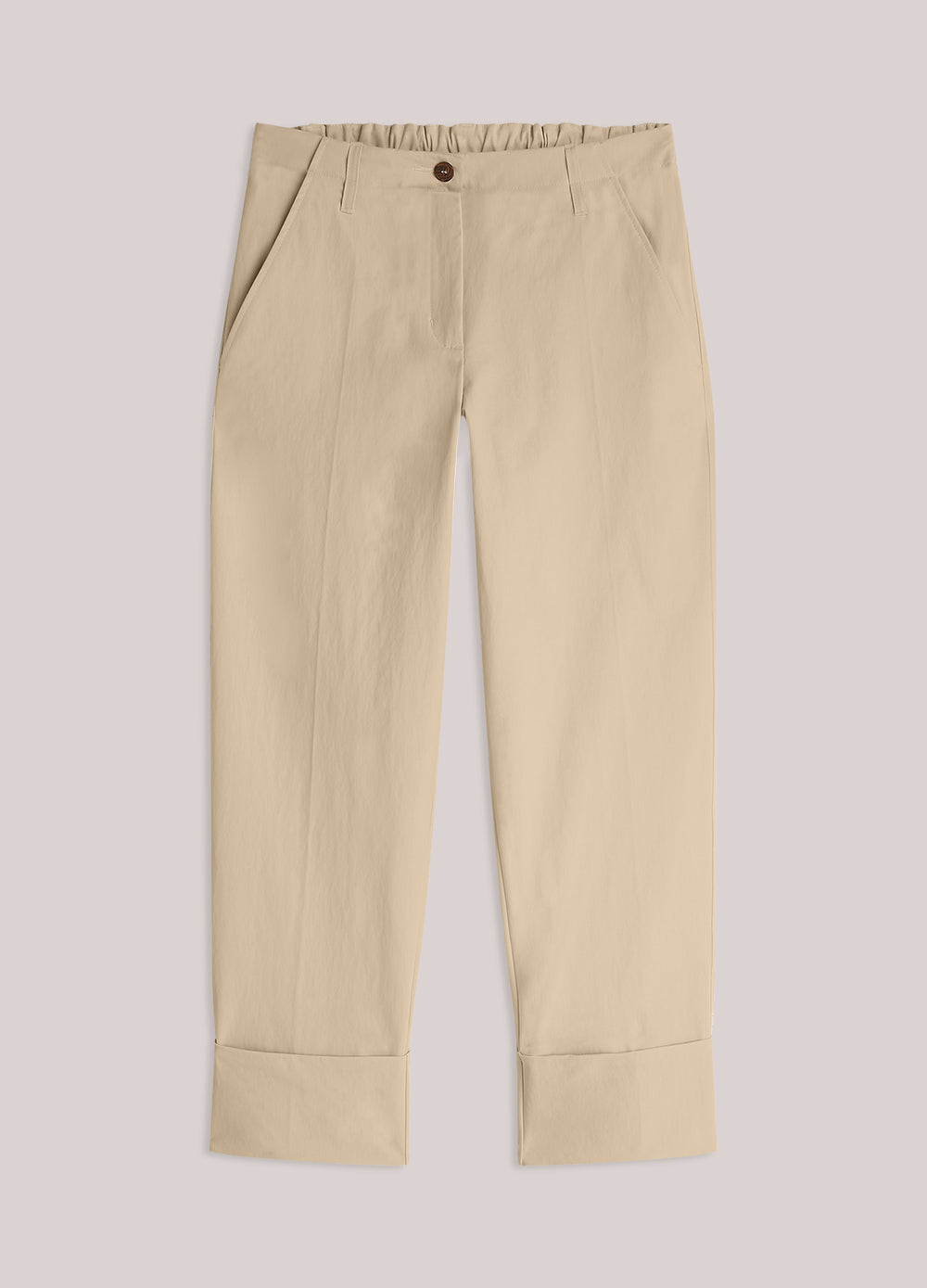 Rechte broek met omslag