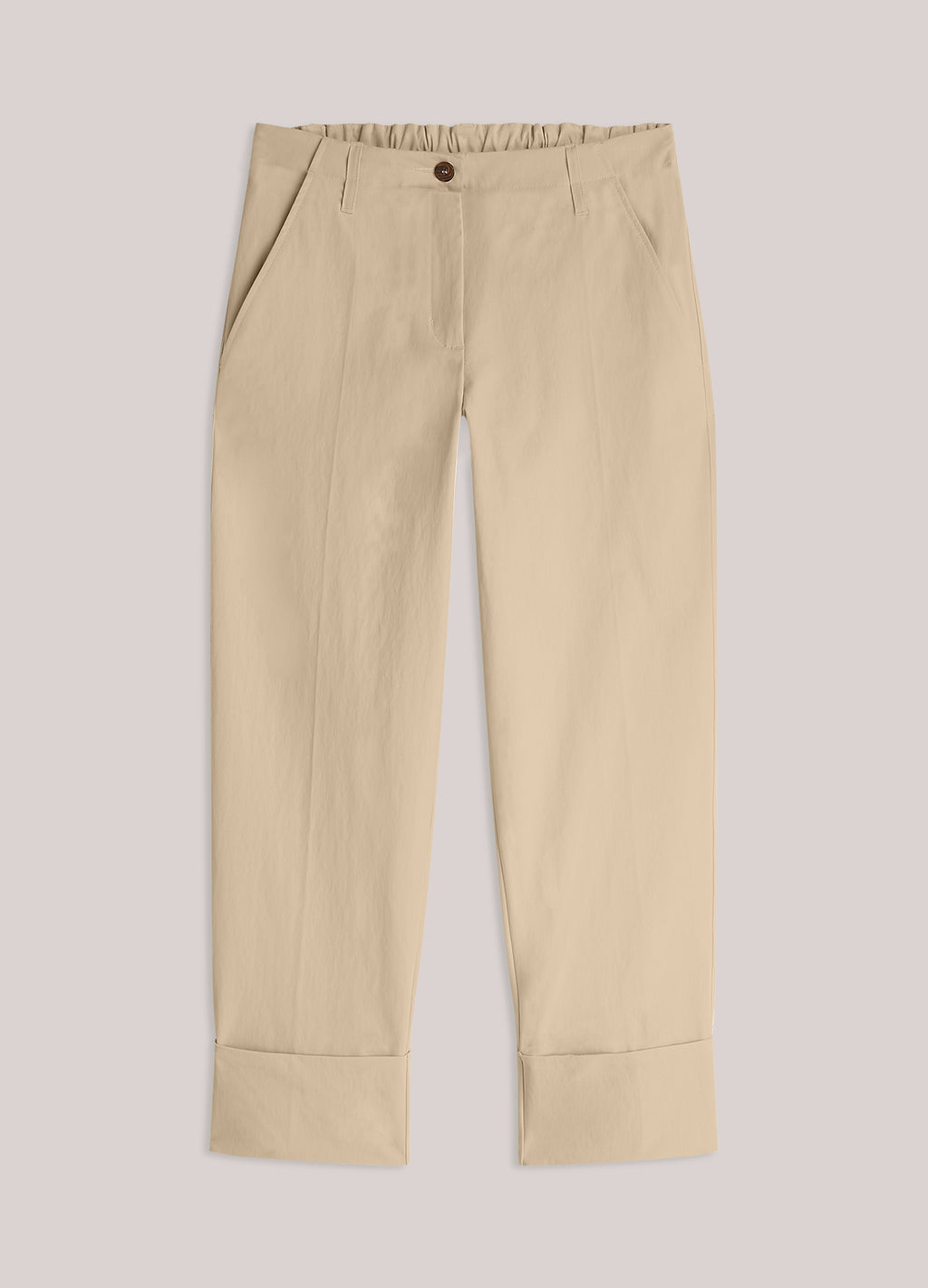 Rechte broek met omslag