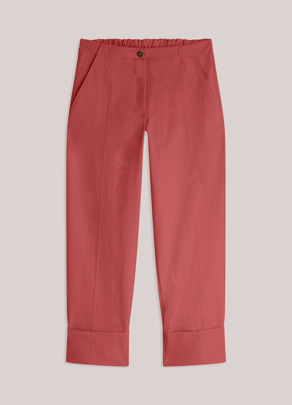 Rechte broek met omslag