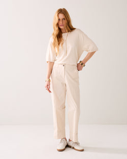 Rechte broek met omslag