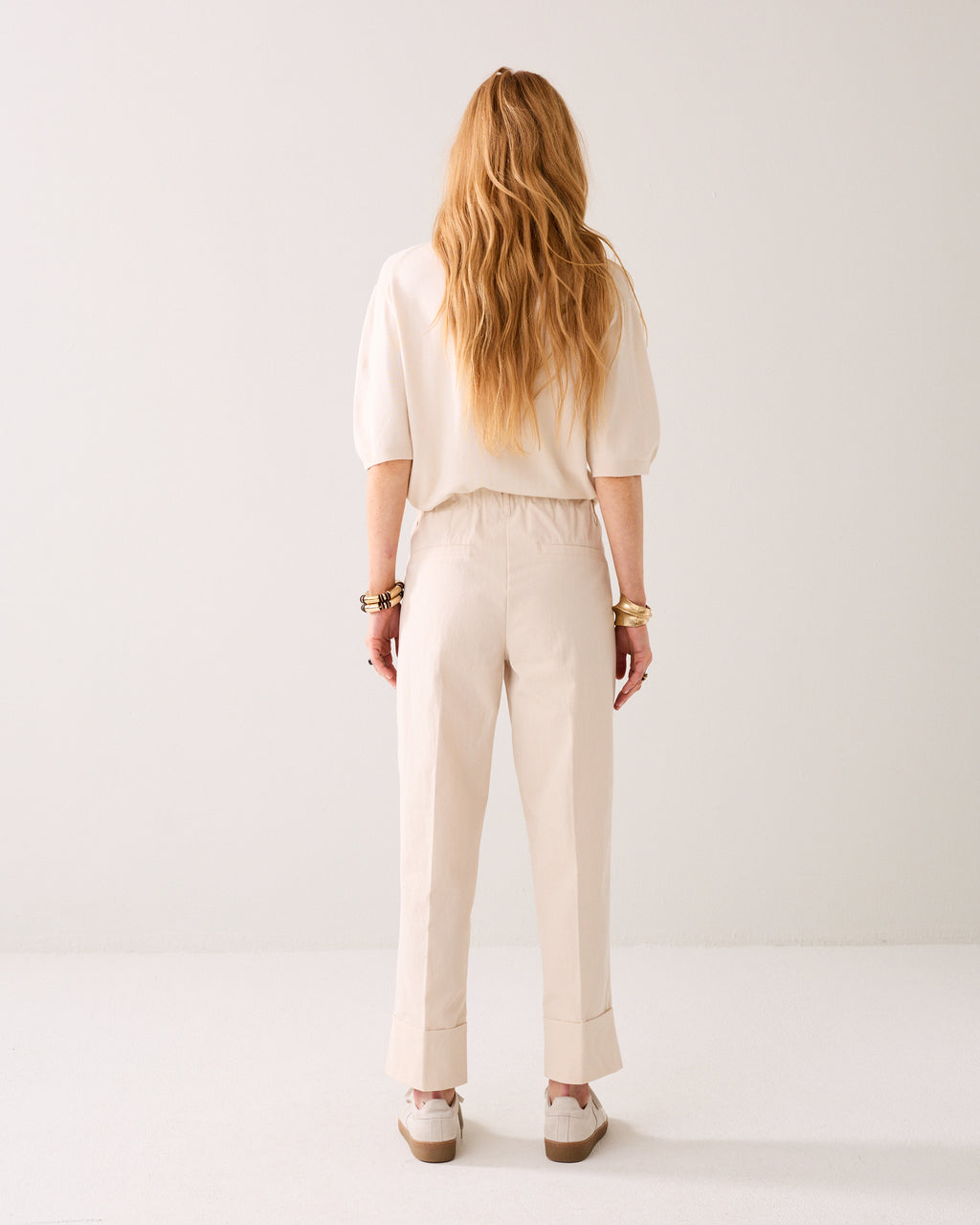 Rechte broek met omslag