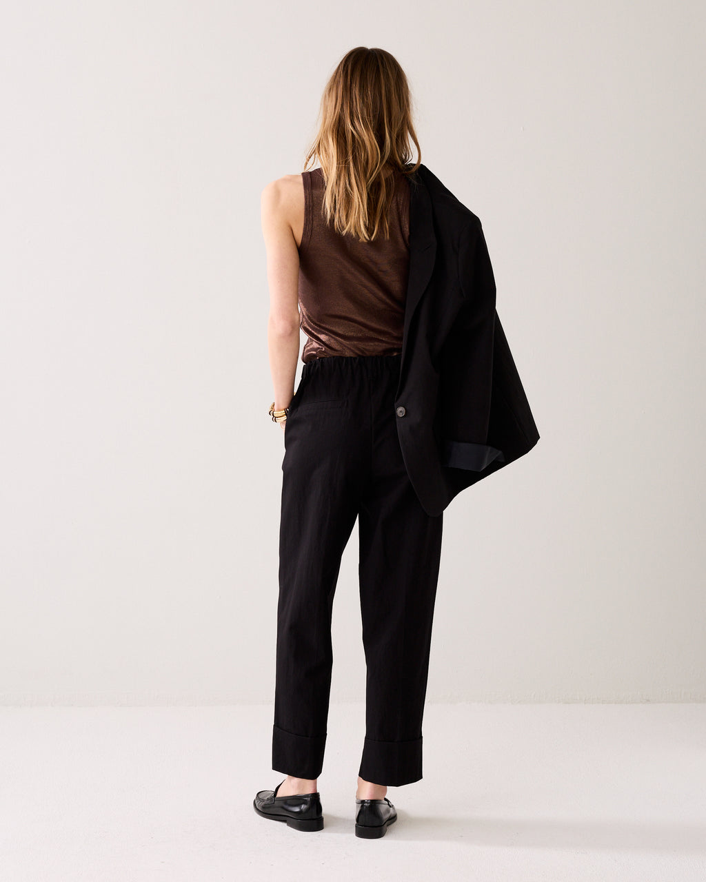 Rechte broek met omslag