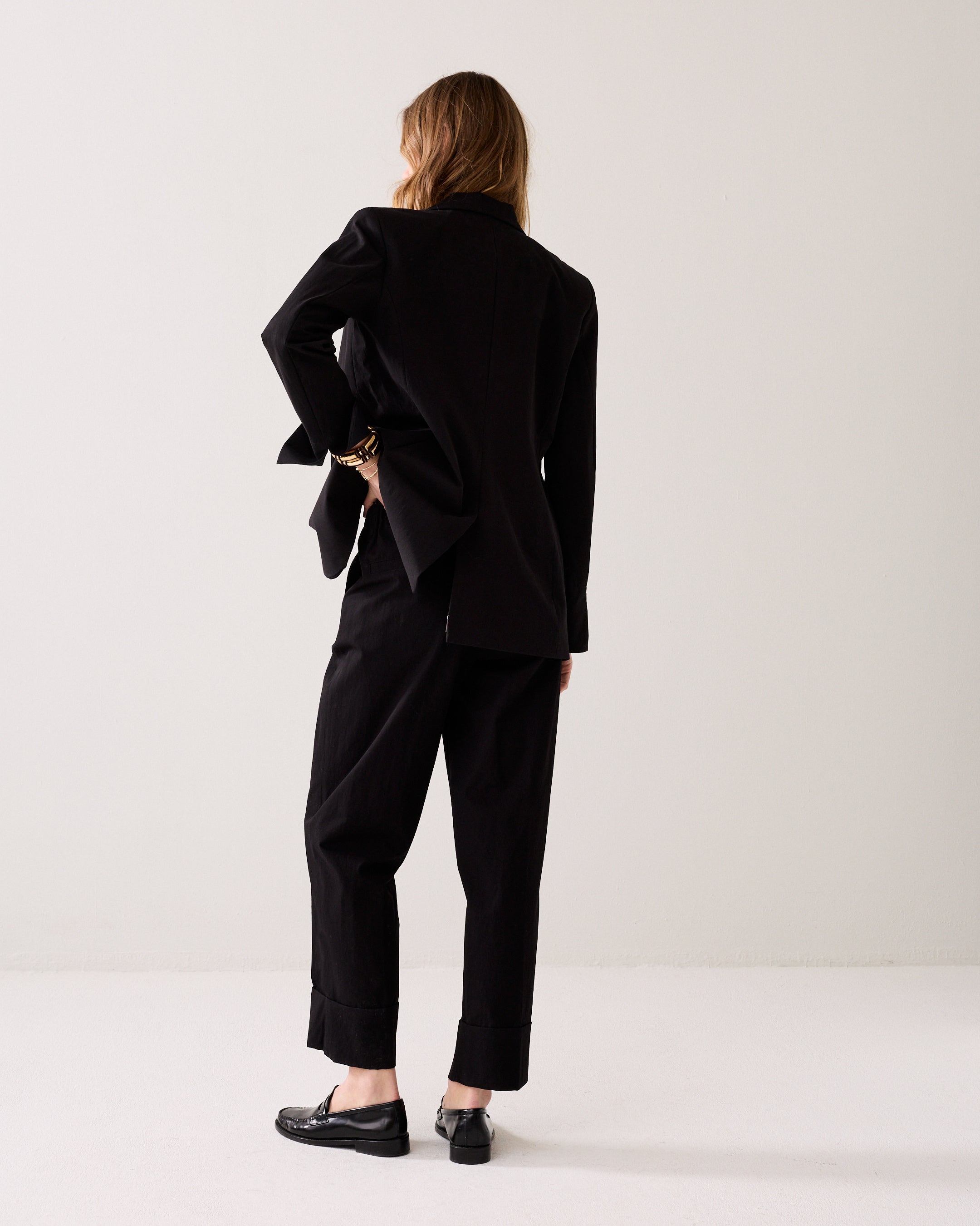 Rechte broek met omslag